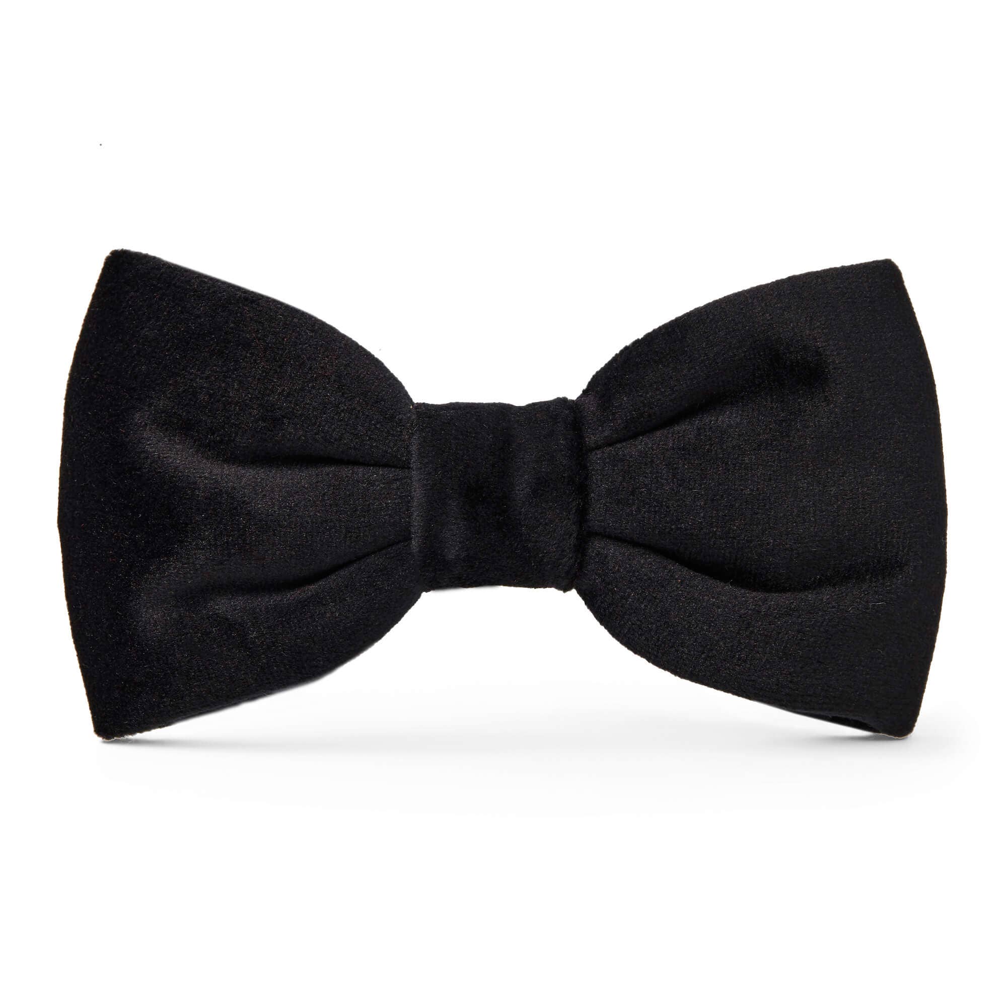 Velvet Dog Bow Tie