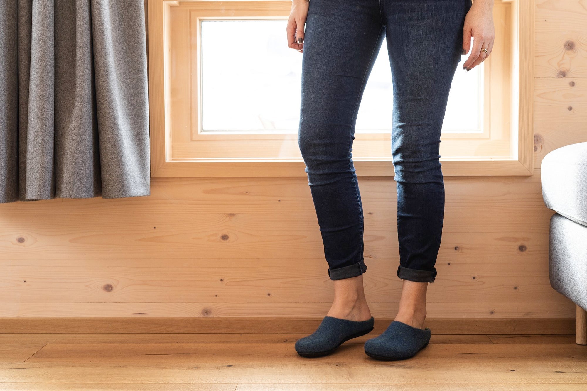 Tyrolean Felt Slipper