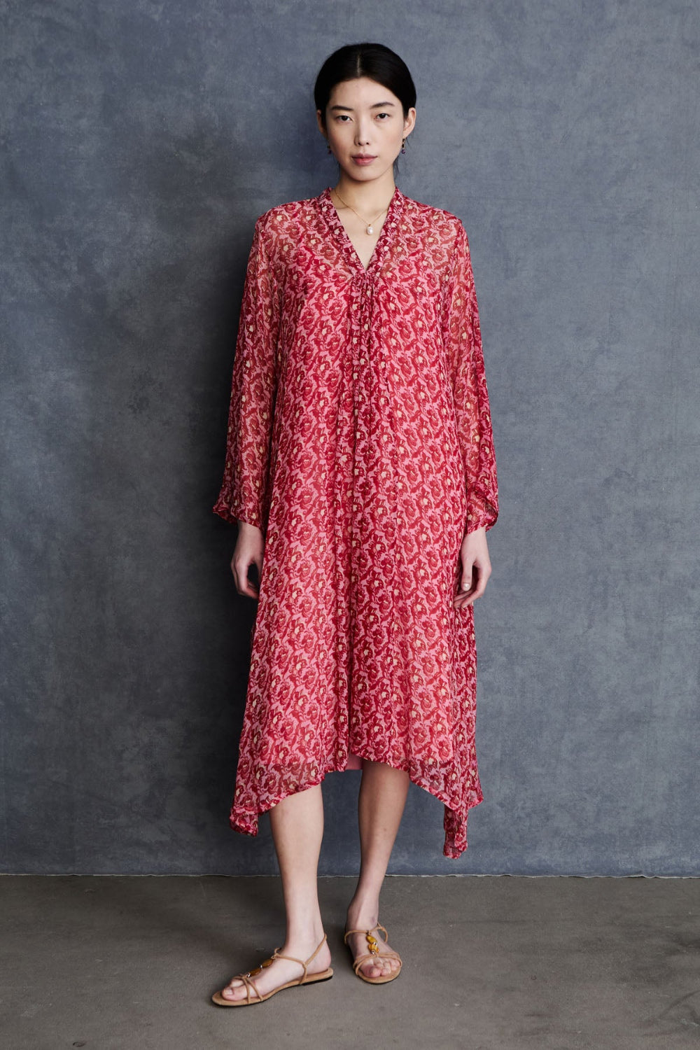 RENATA SILK CHIFFON DRESS