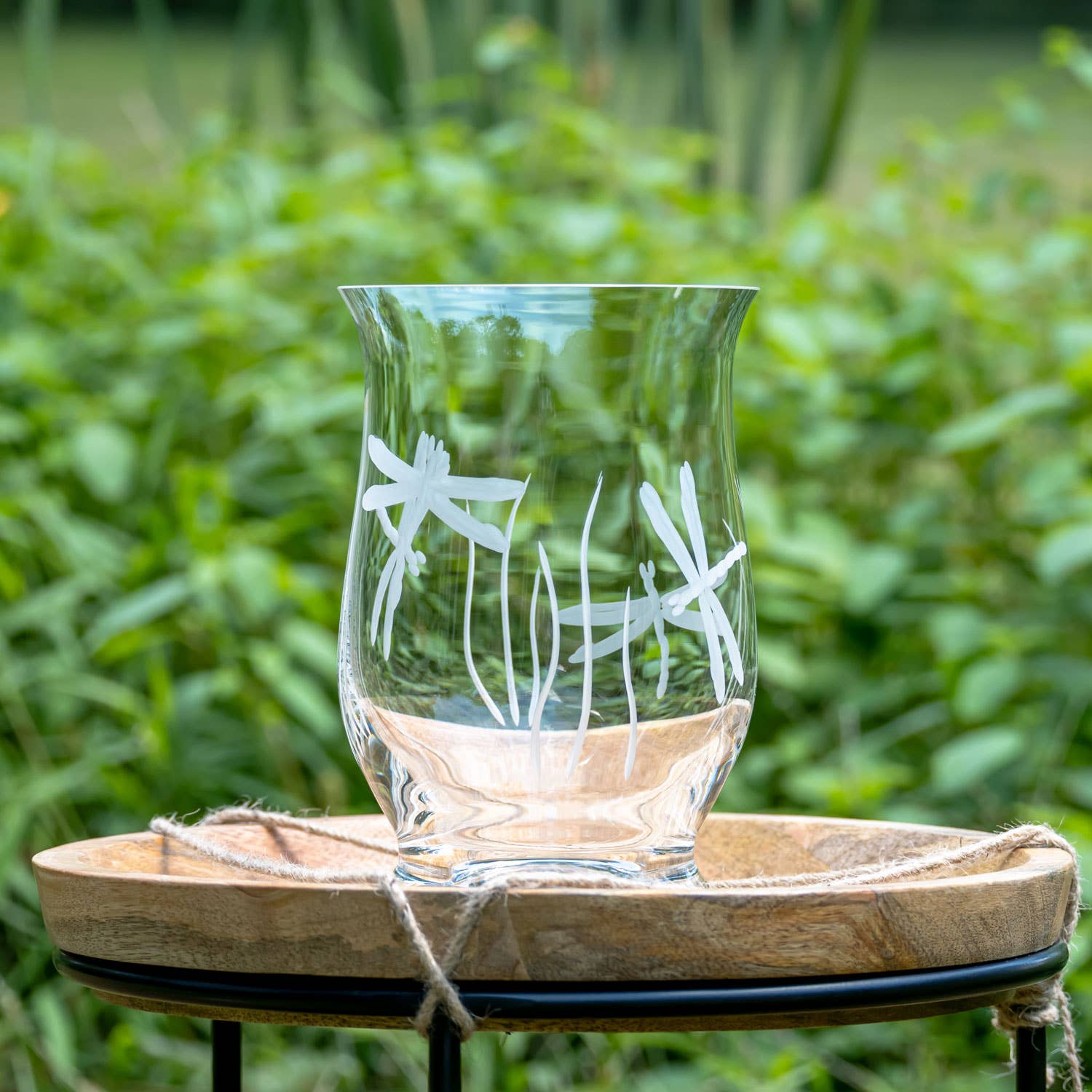 Dragonfly Hurricane Candle Shade