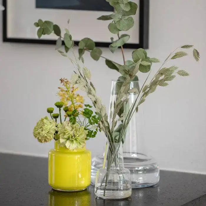 Holmegaard - Flora - Mouth-Blown Glass Vase - Clear