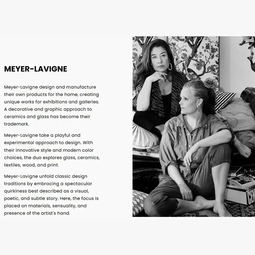 Kähler - Signature - 7.9" Ceramic Vase w/ Arrangement Plate