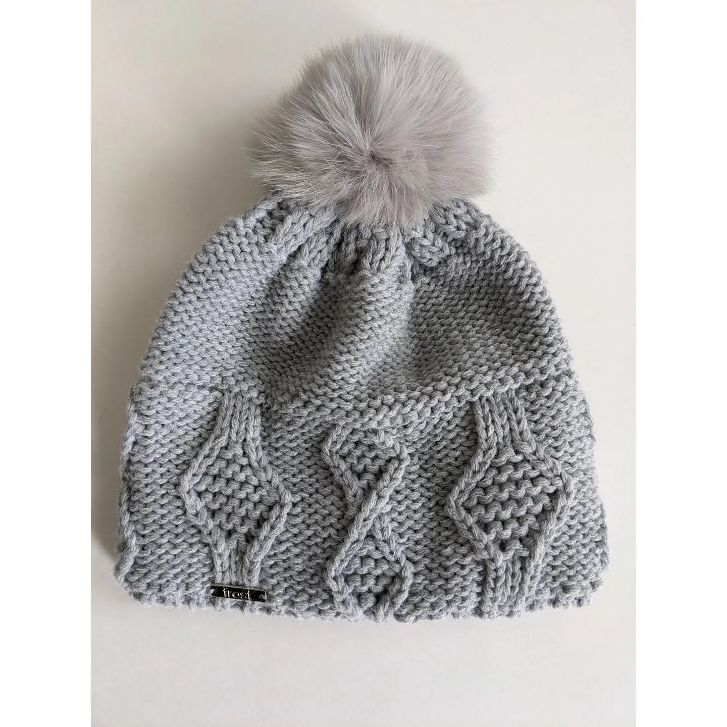 Rabbit Pompom Fleece Band Lined Hat