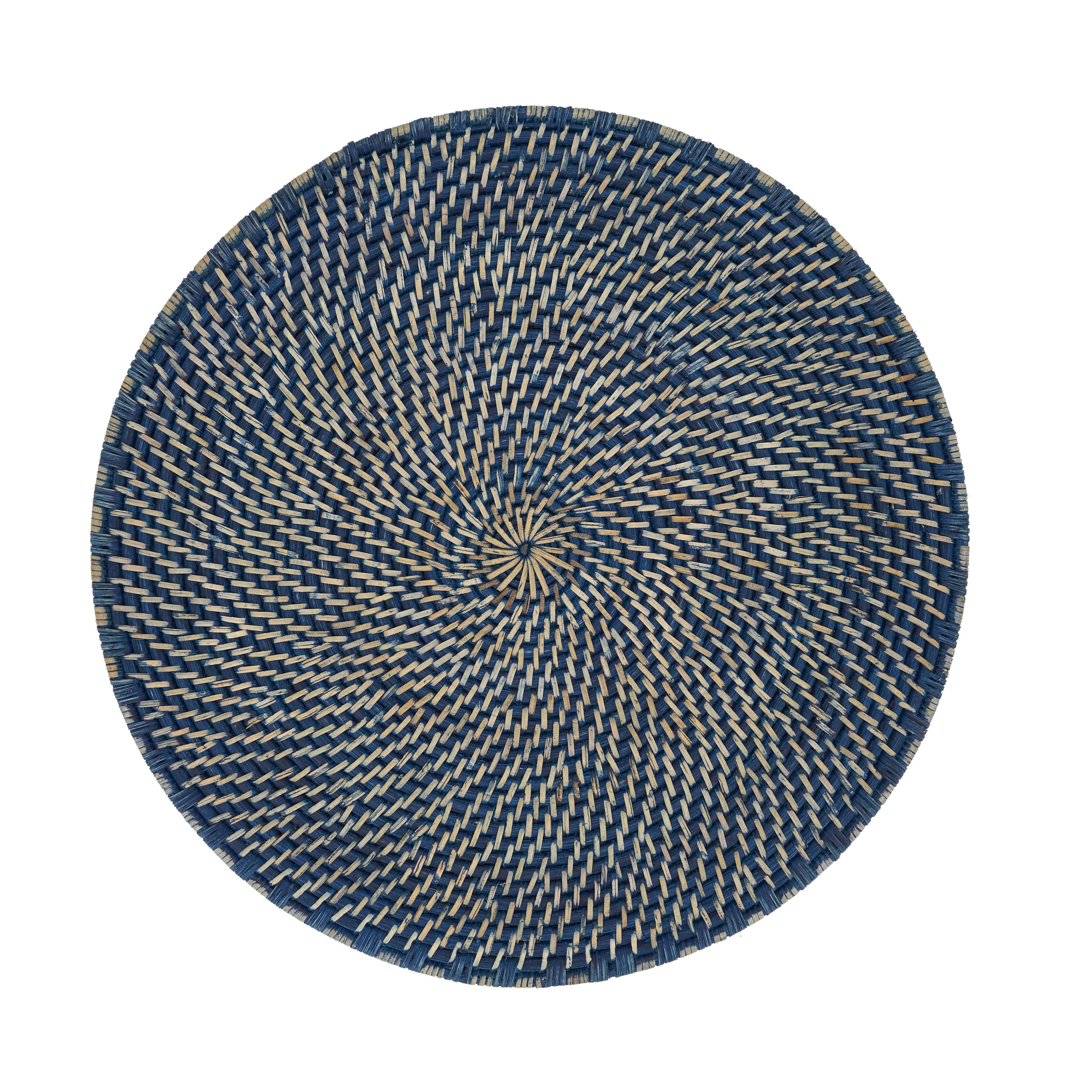 Textured Rattan Placemat - Set of 4