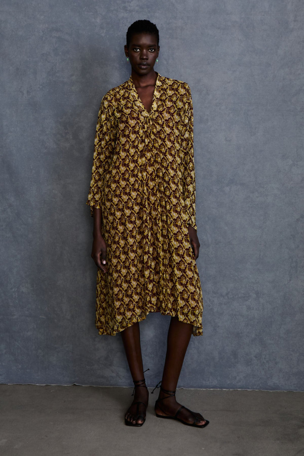 RENATA SILK CHIFFON DRESS