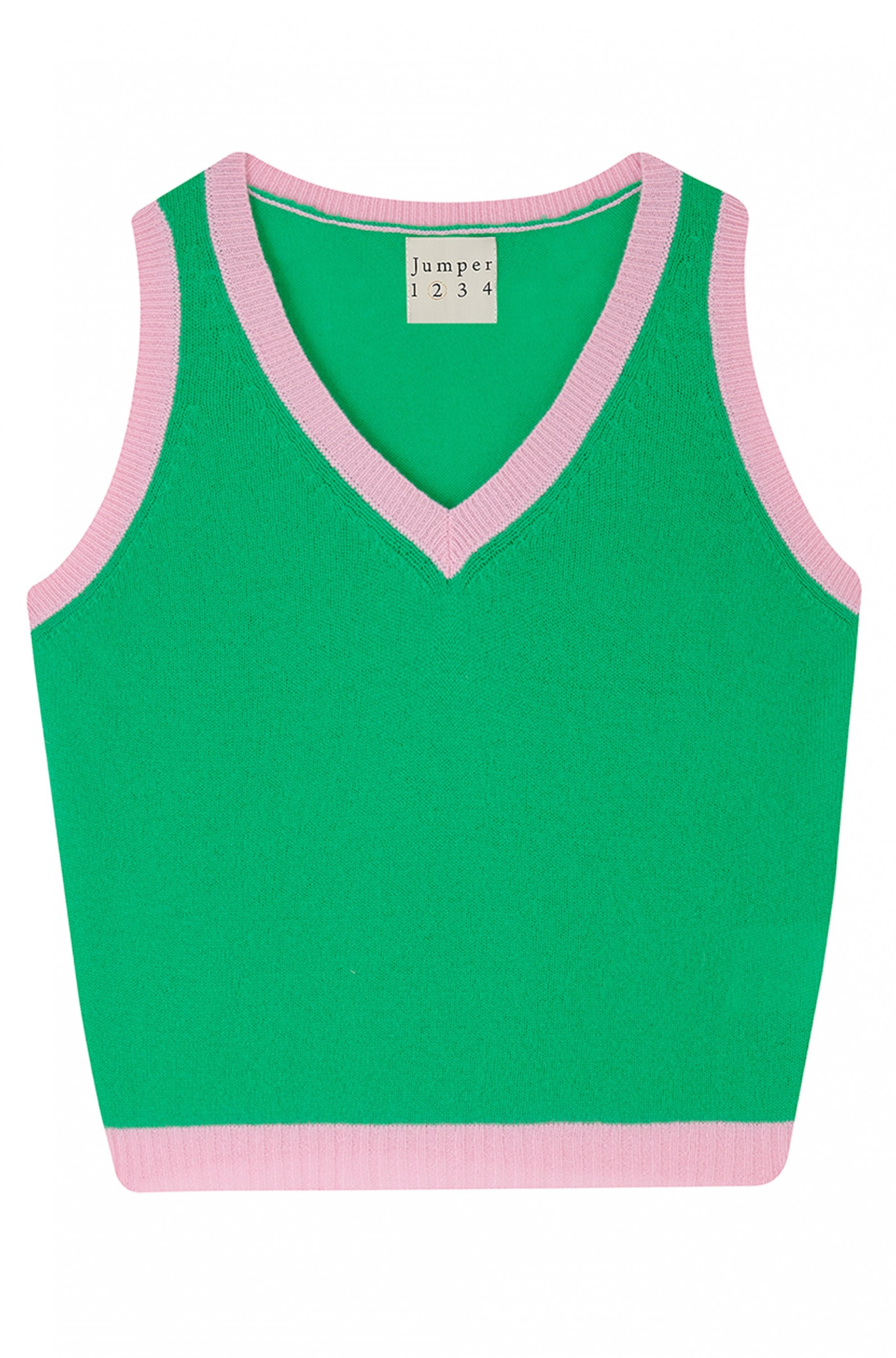 Cashmere-Vest-Jumper-1234-green-pink