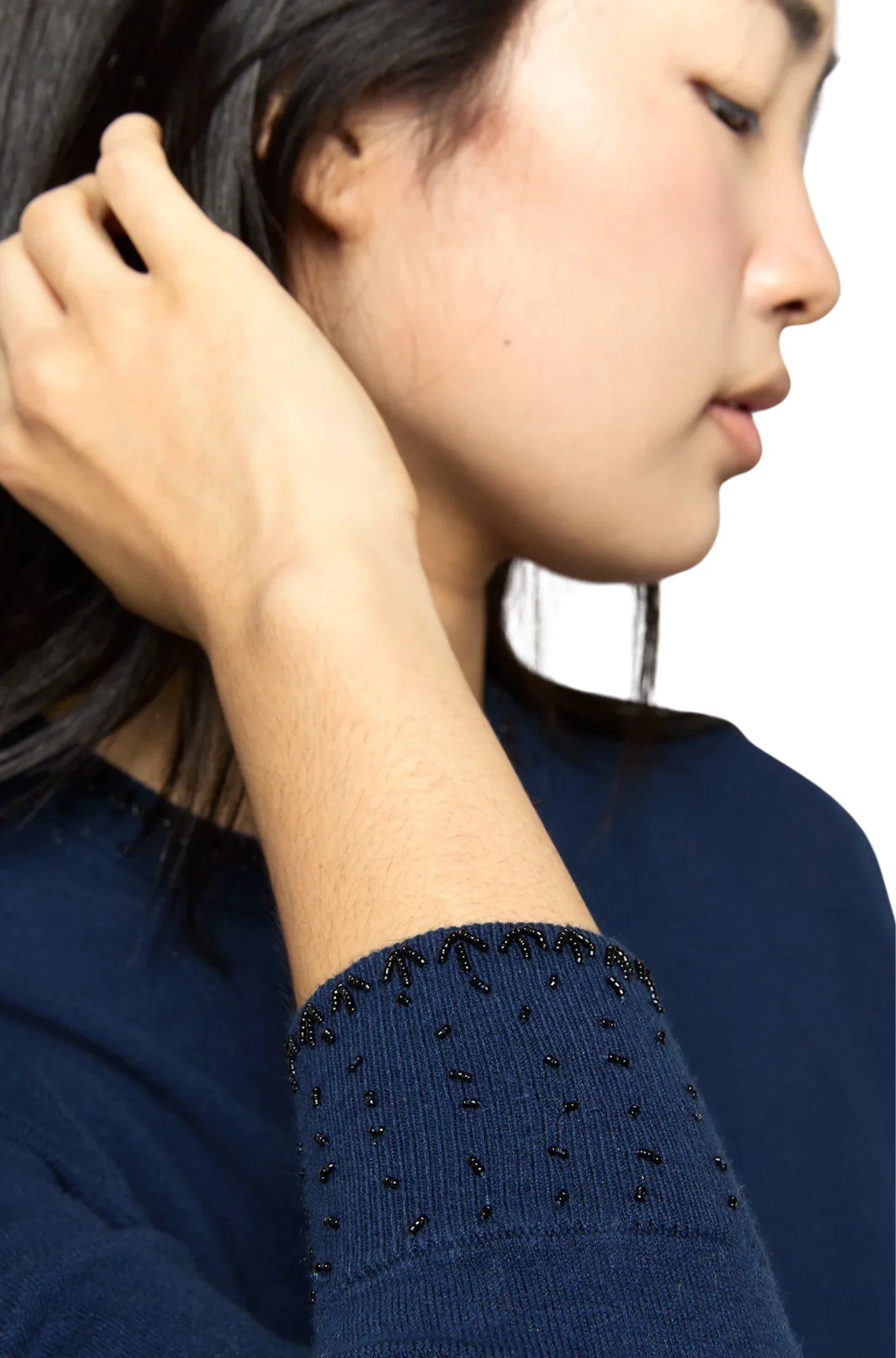 Rose Beaded Cardigan