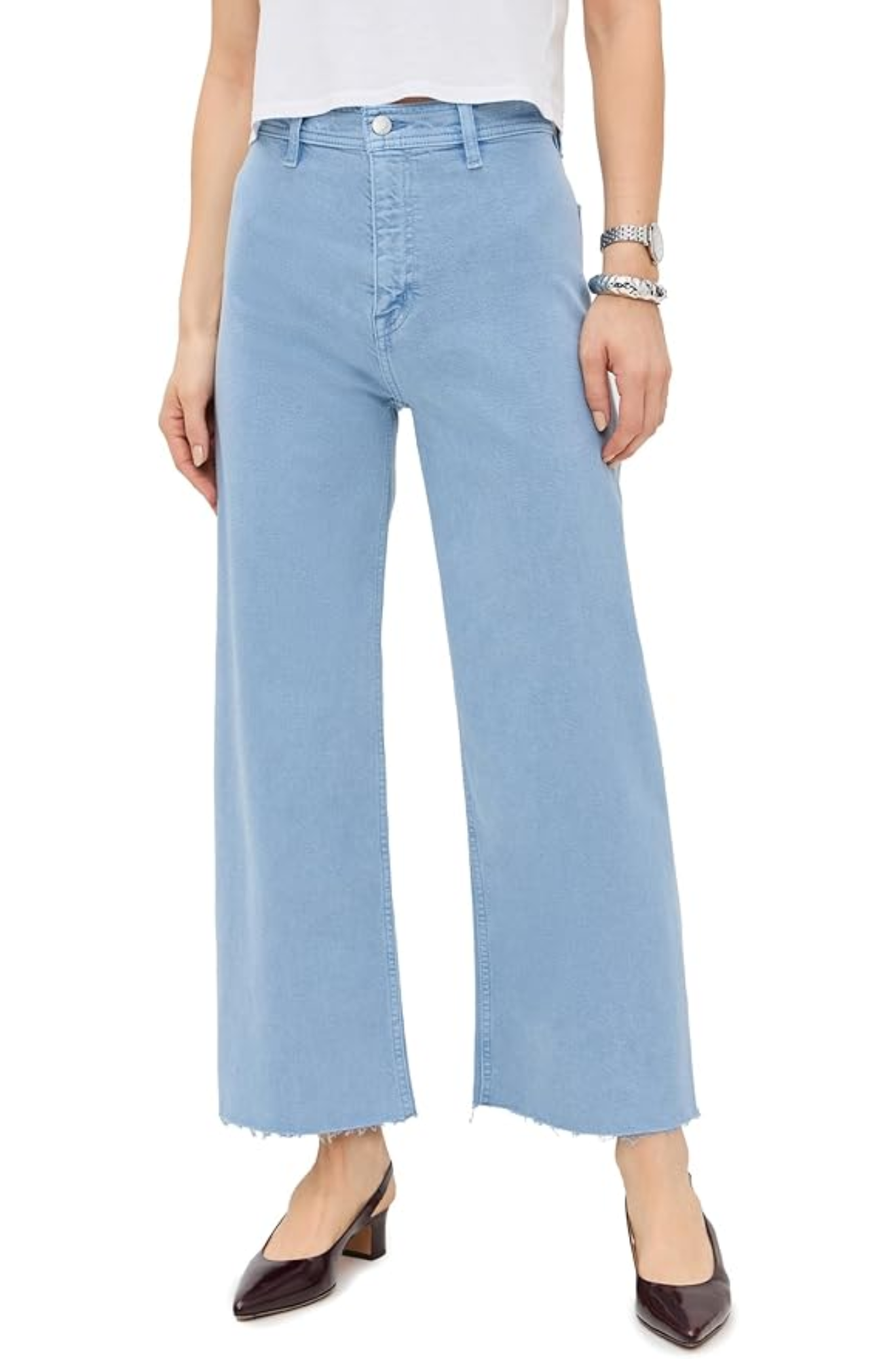 Penny Crop High Rise Wide Leg