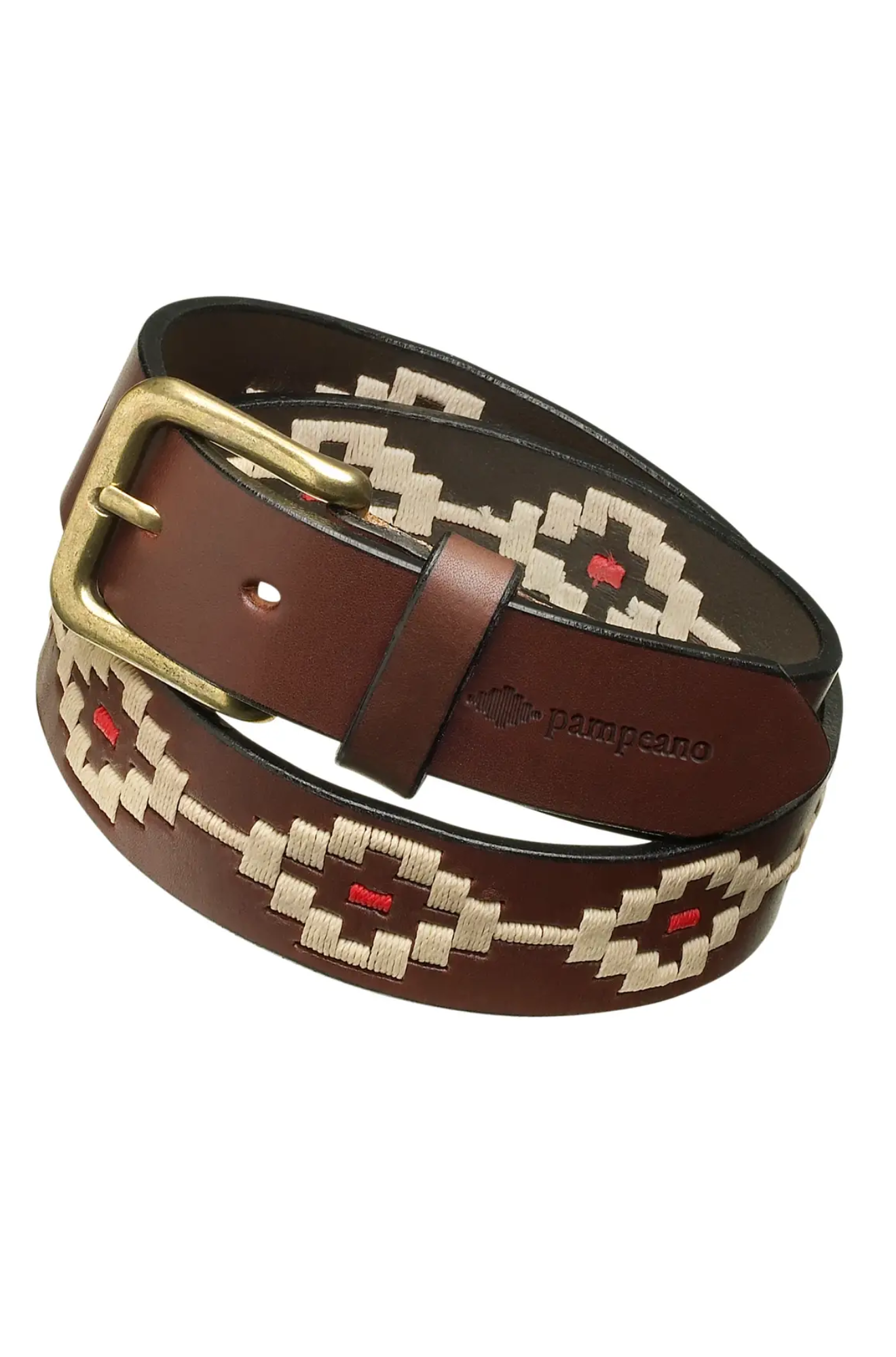 Pampeano Hand-Stitched Leather Polo Belt