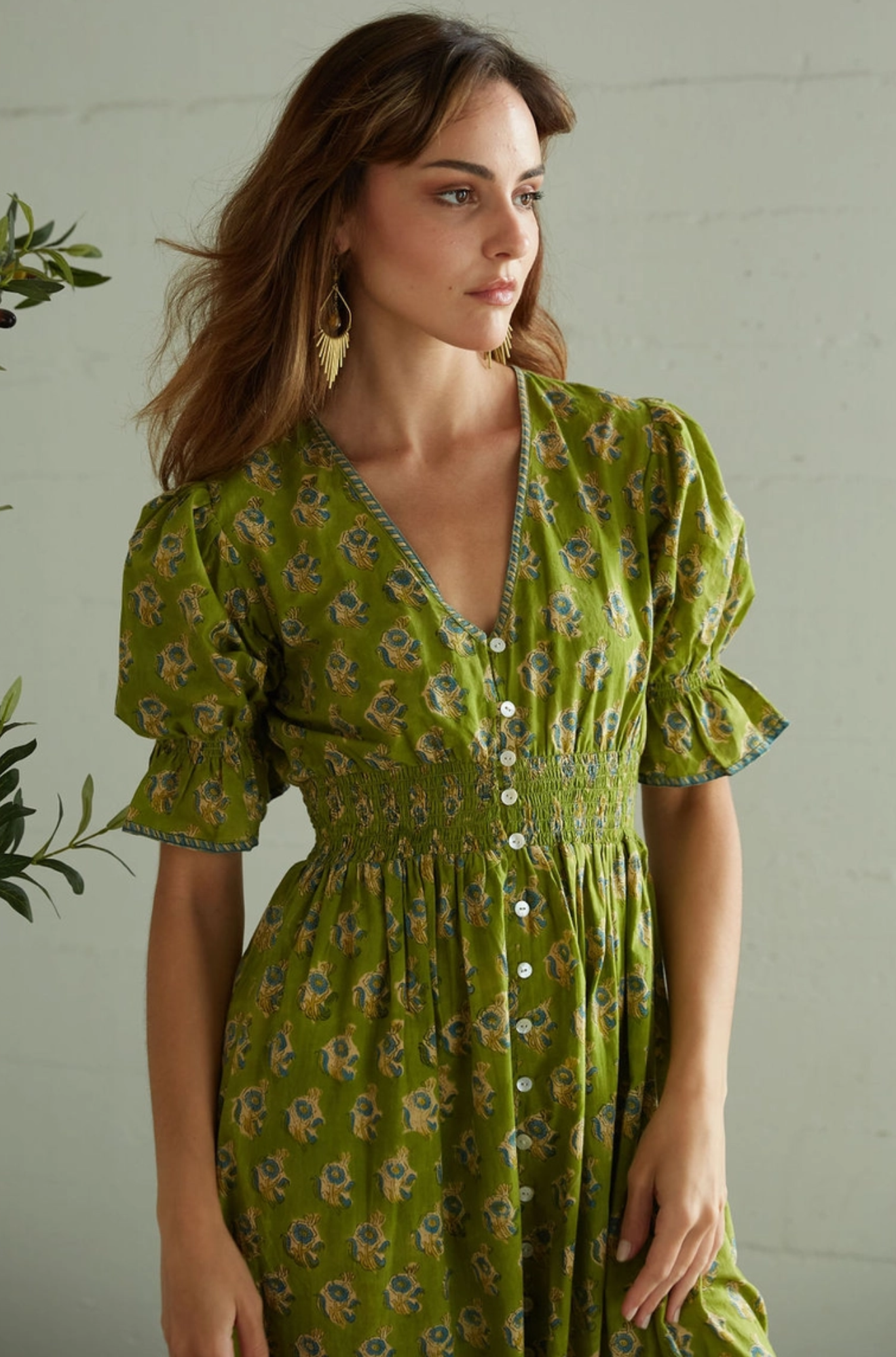 Tatiana Block Printed Dress