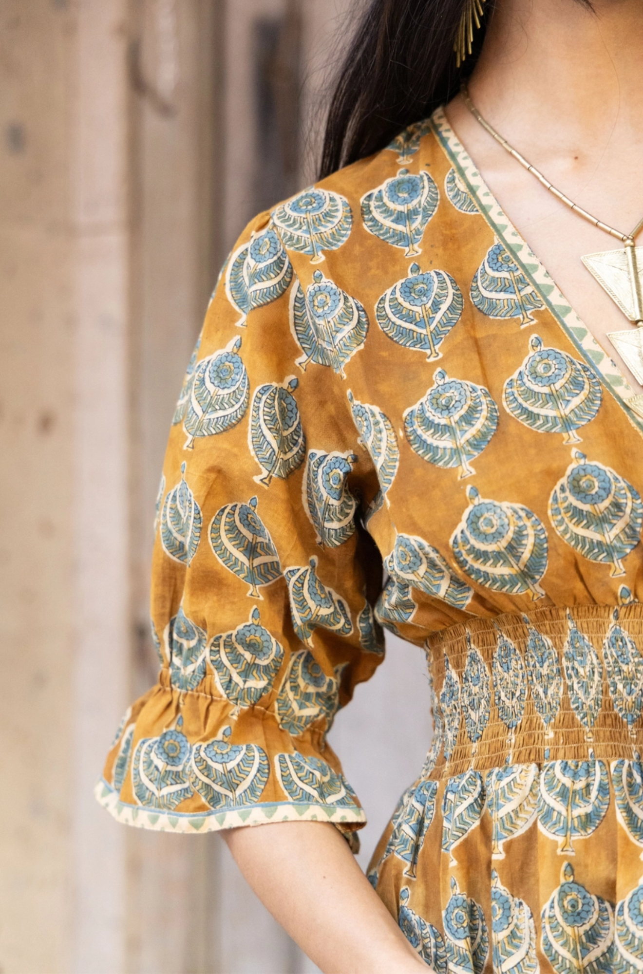 Tatiana Block Printed Dress