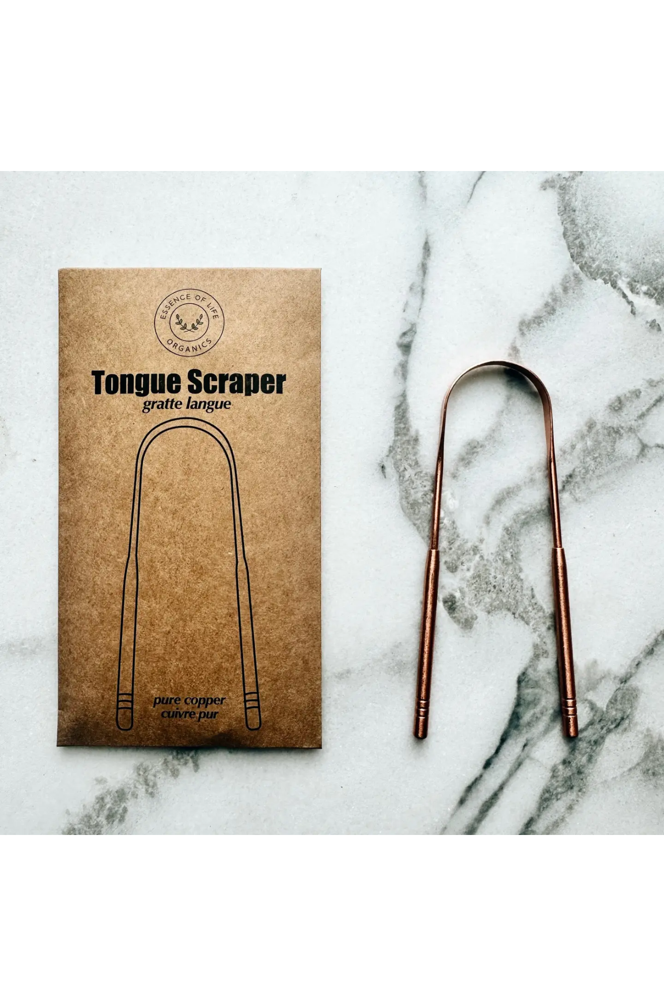 Copper Tongue Scraper