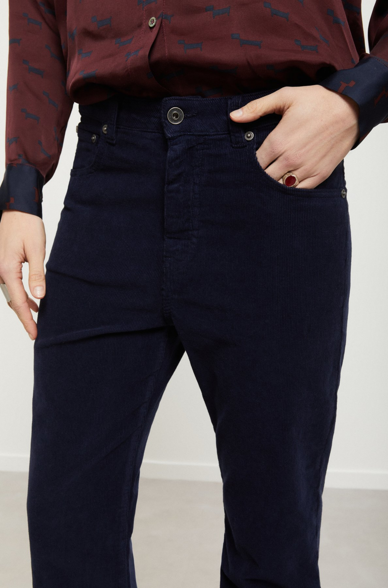 Ribcage Cotton Jeans