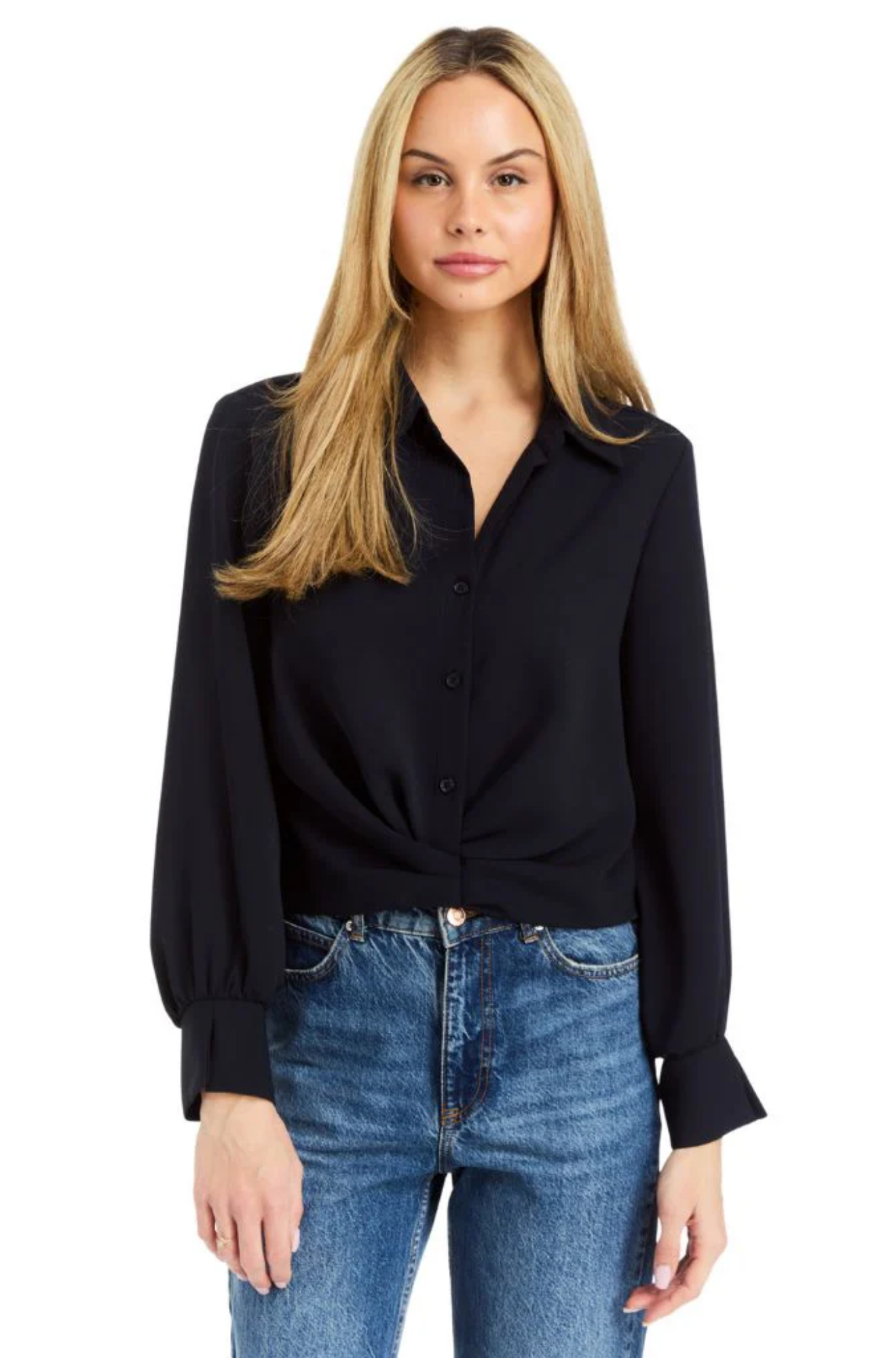 Nick Button-Up Blouse