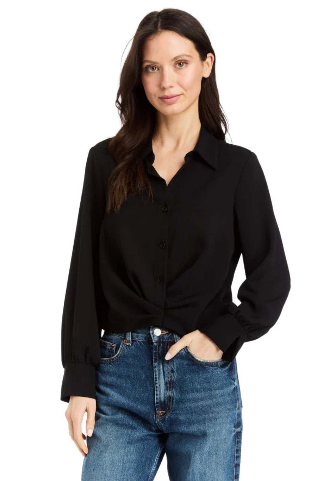 Nick Button-Up Blouse