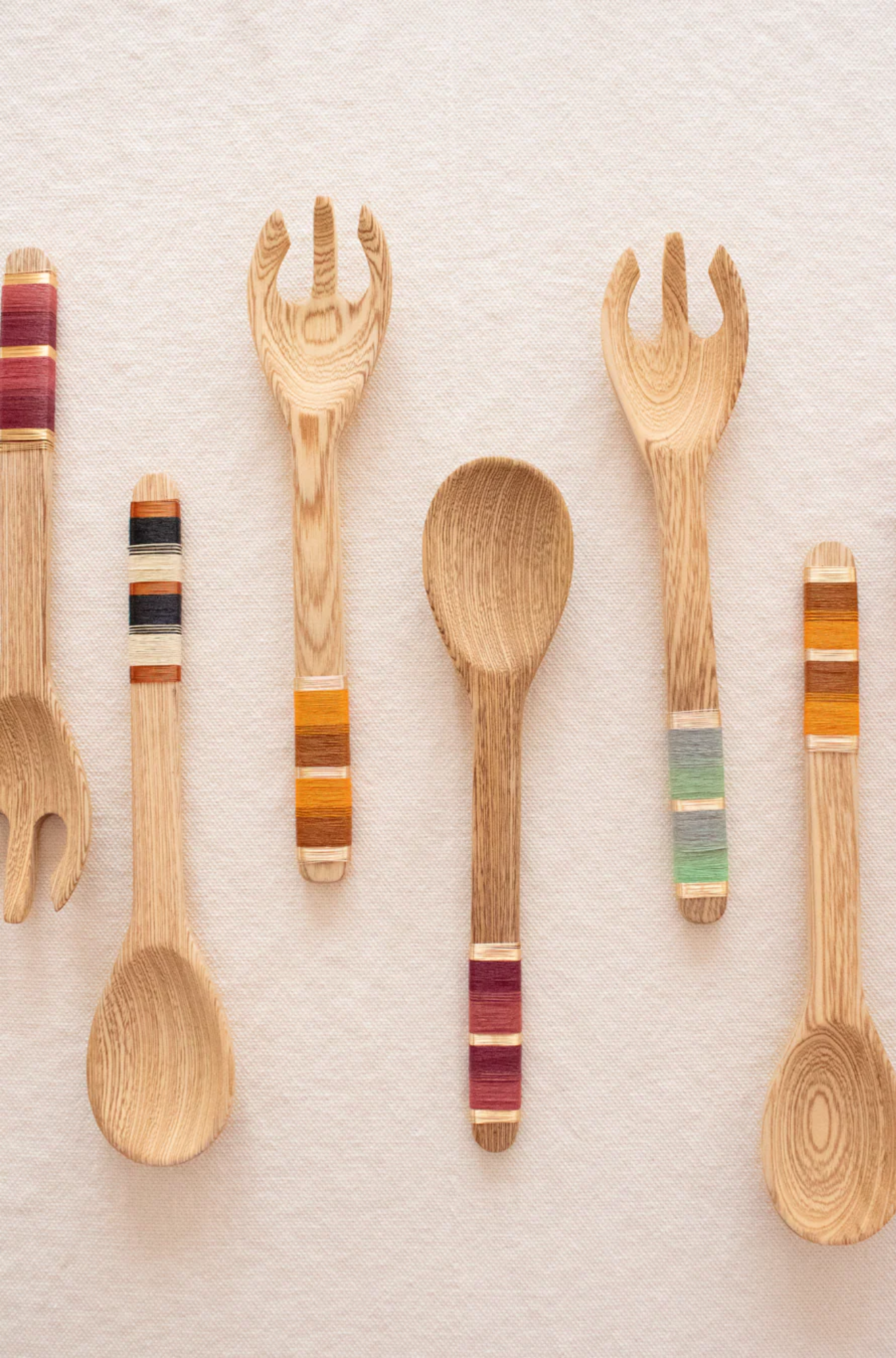 Handcrafted Wooden Serving Spoons