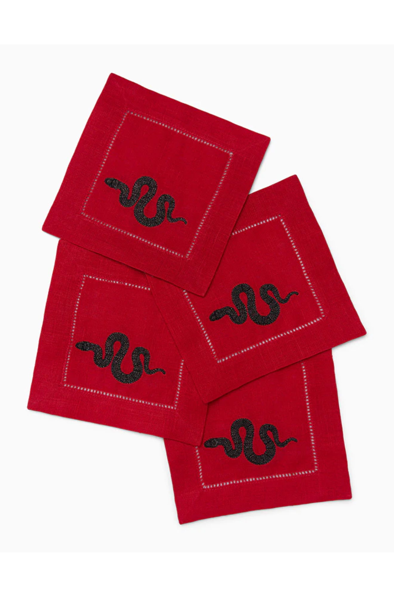 Year of the Snake Cocktail Napkins - Set of 4