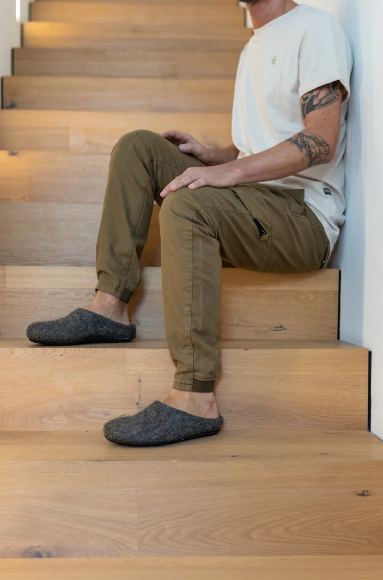 Tyrolean Felt Slipper