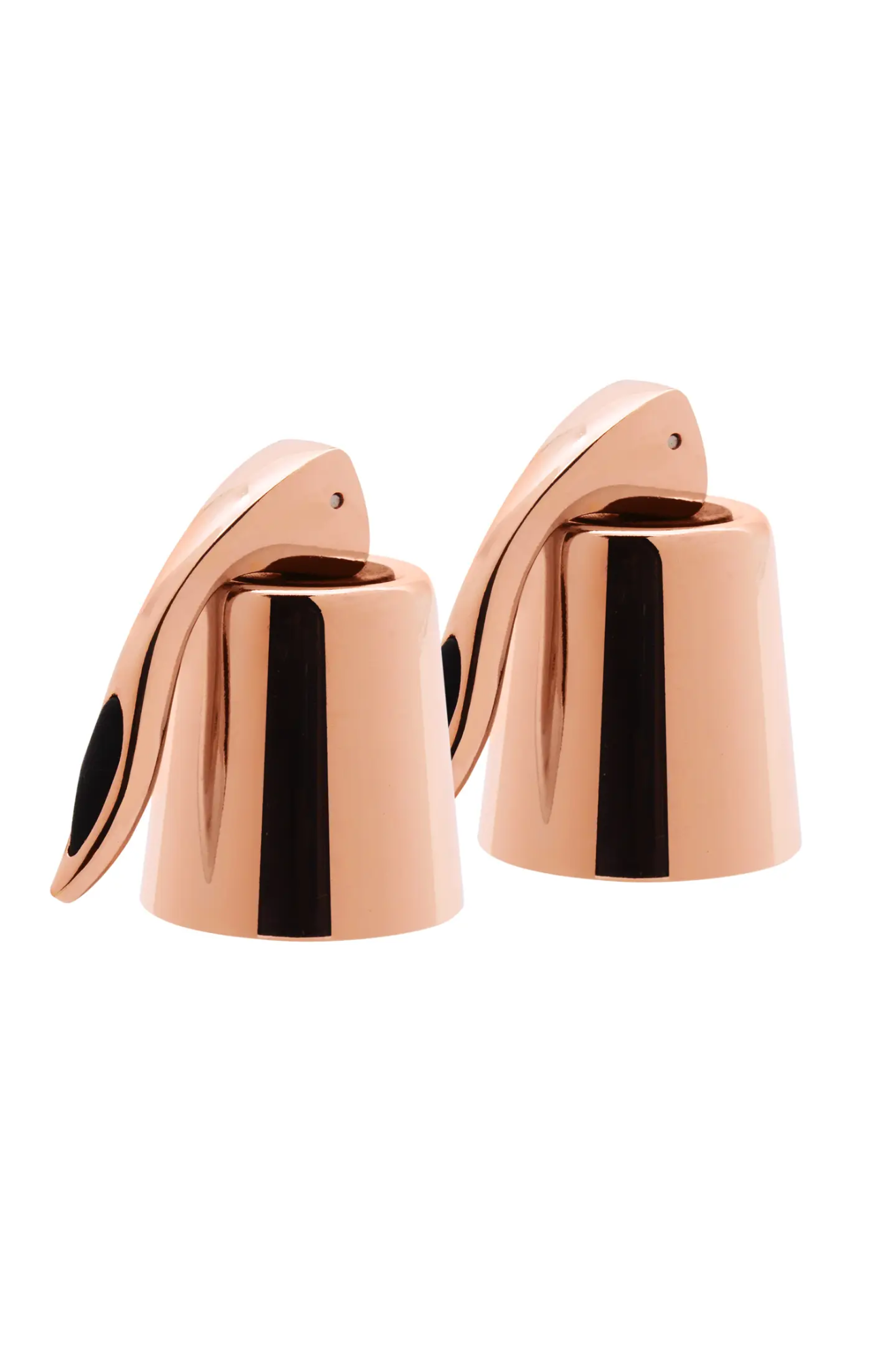 Set of 2 Airtight Bottle Stoppers, Copper