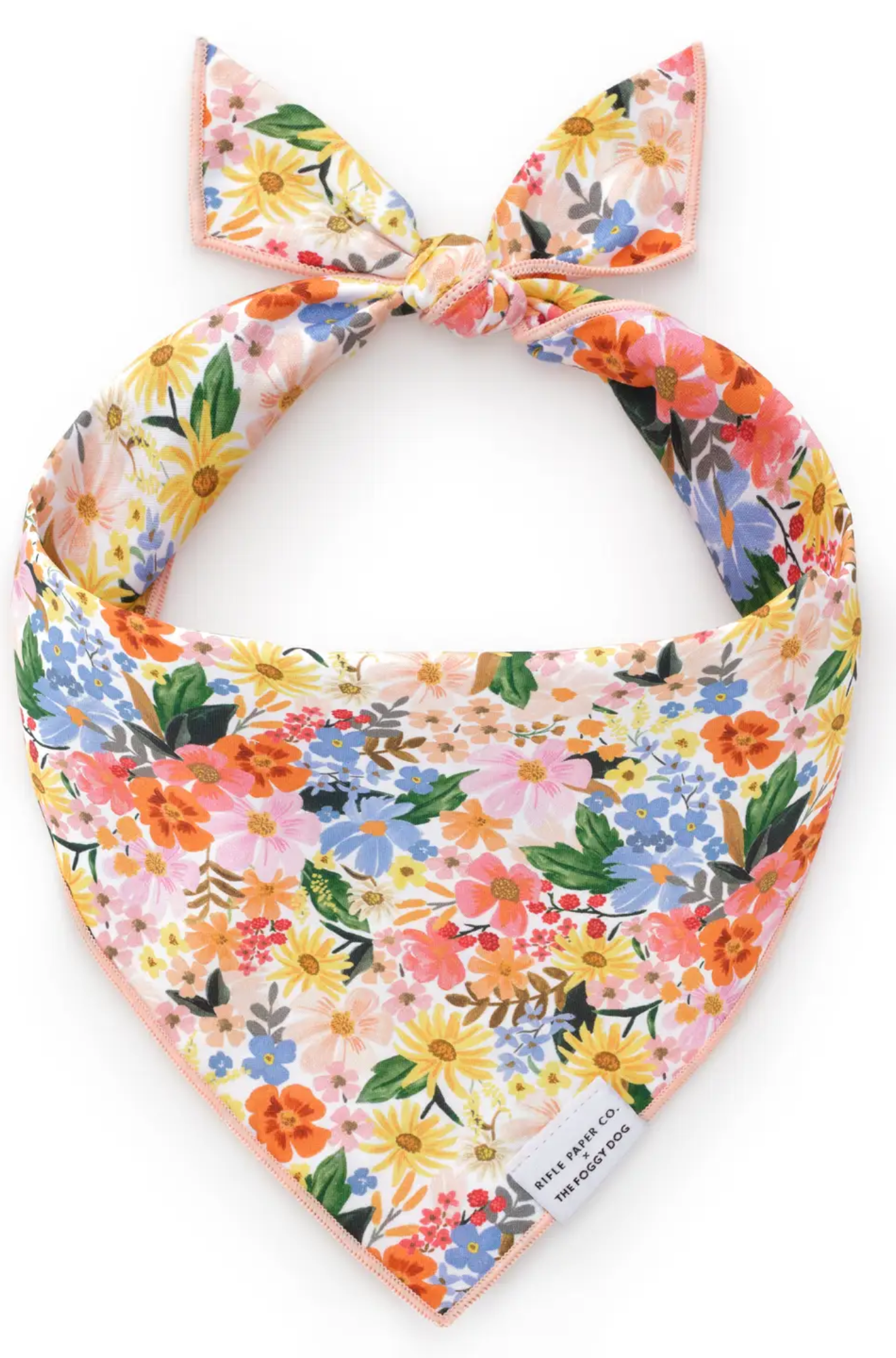 Houndstooth Flannel Winter Dog Bandana