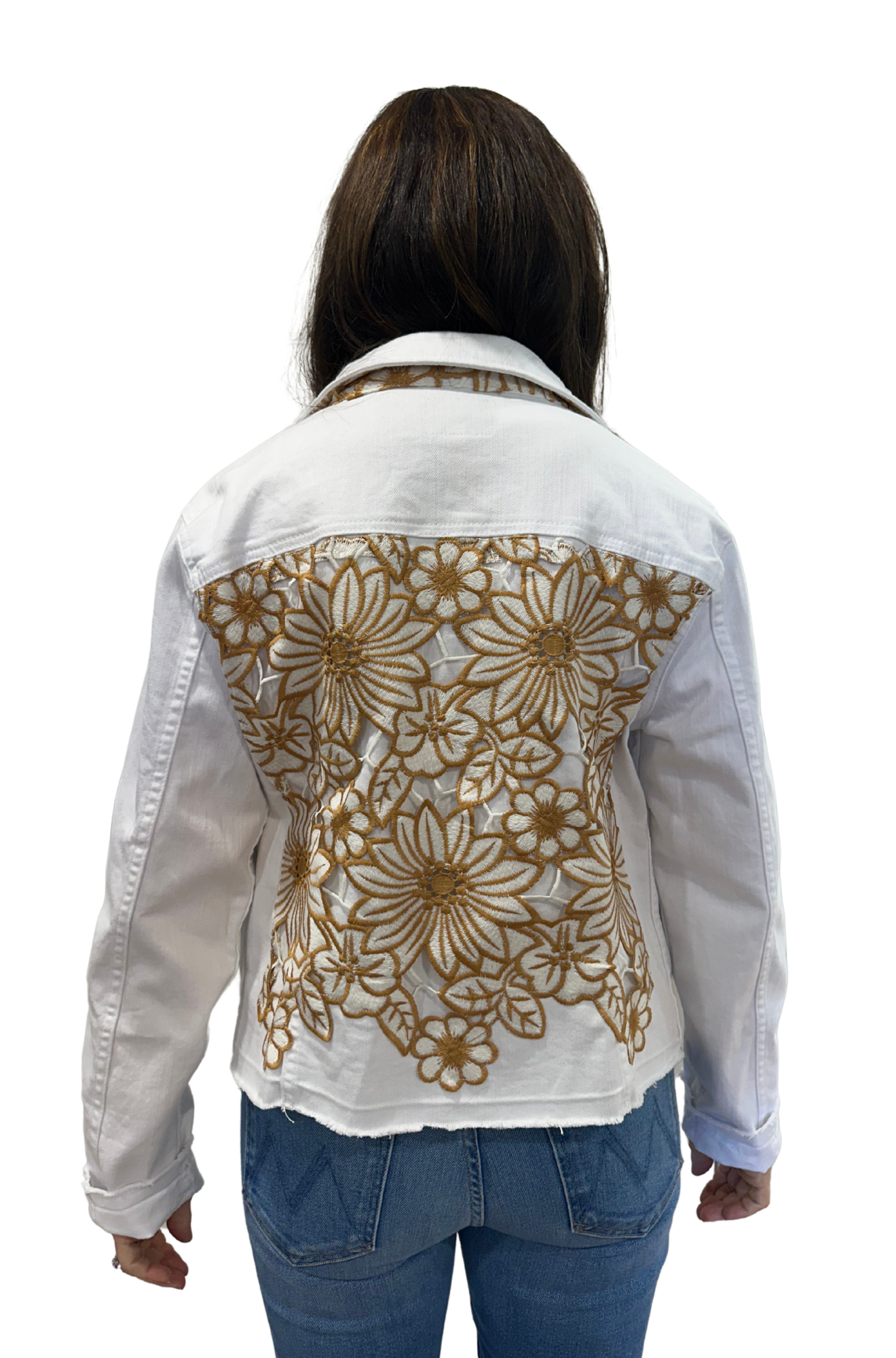 Stacy-Bradley-denim-jacket-white-woven-design