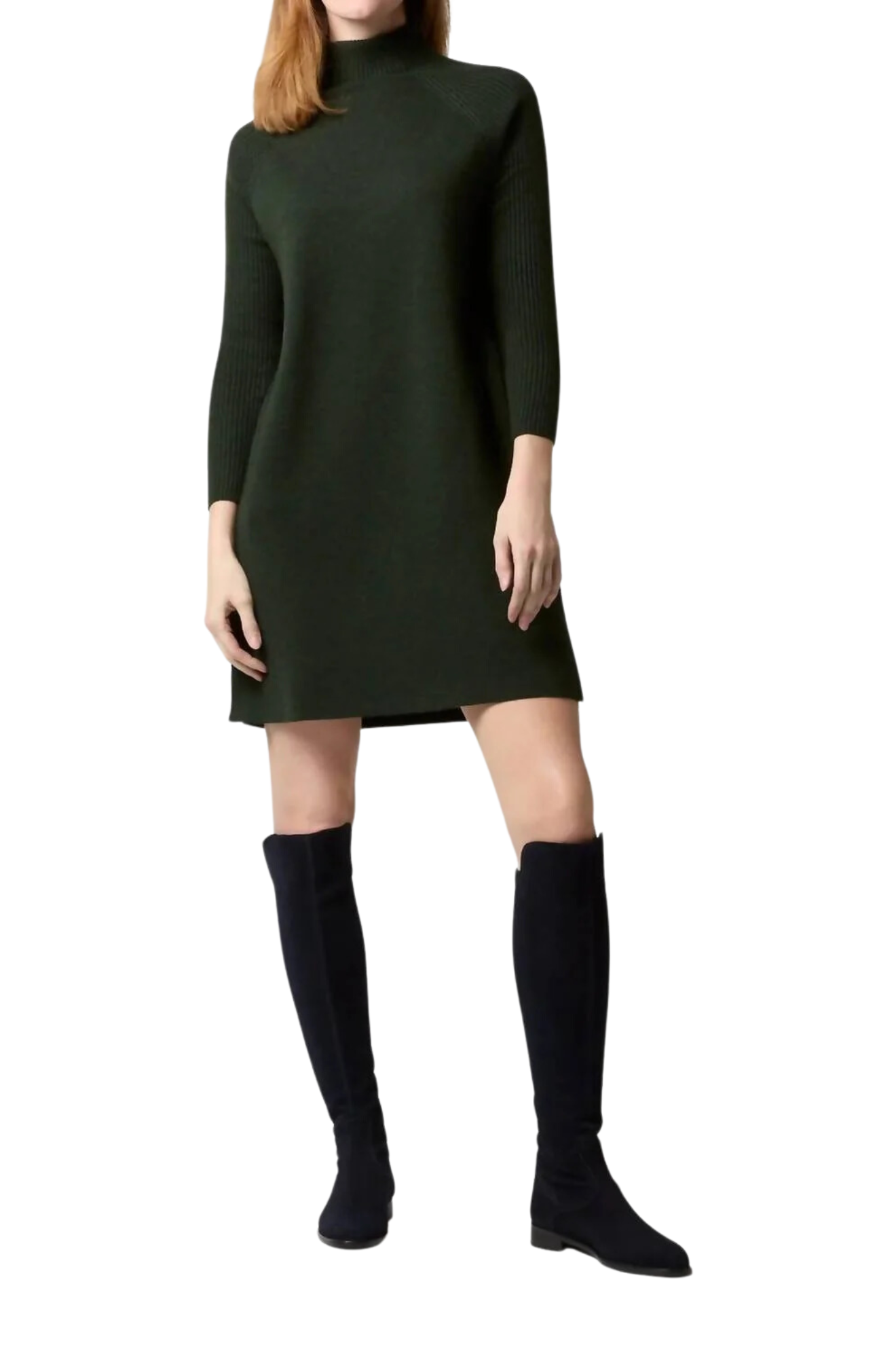 ann-mashburn-hadley-milano-stitch-dress-bottle-green