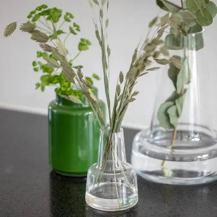 Holmegaard - Flora - Mouth-Blown Glass Vase - Clear