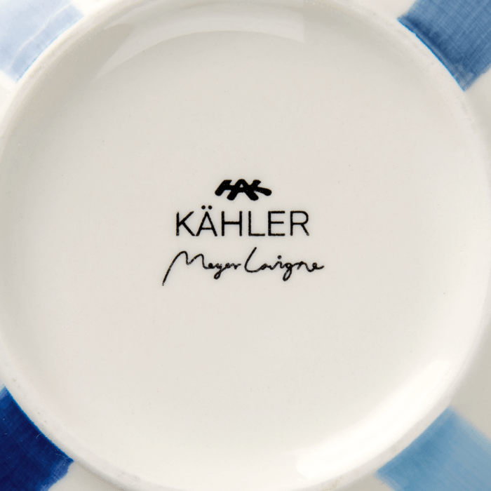 Kähler - Signature - 7.9" Ceramic Vase w/ Arrangement Plate