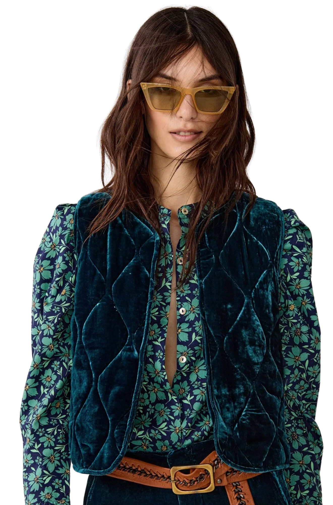 lanhtropy-Waves-Velvet-Quilted-Vest-blue