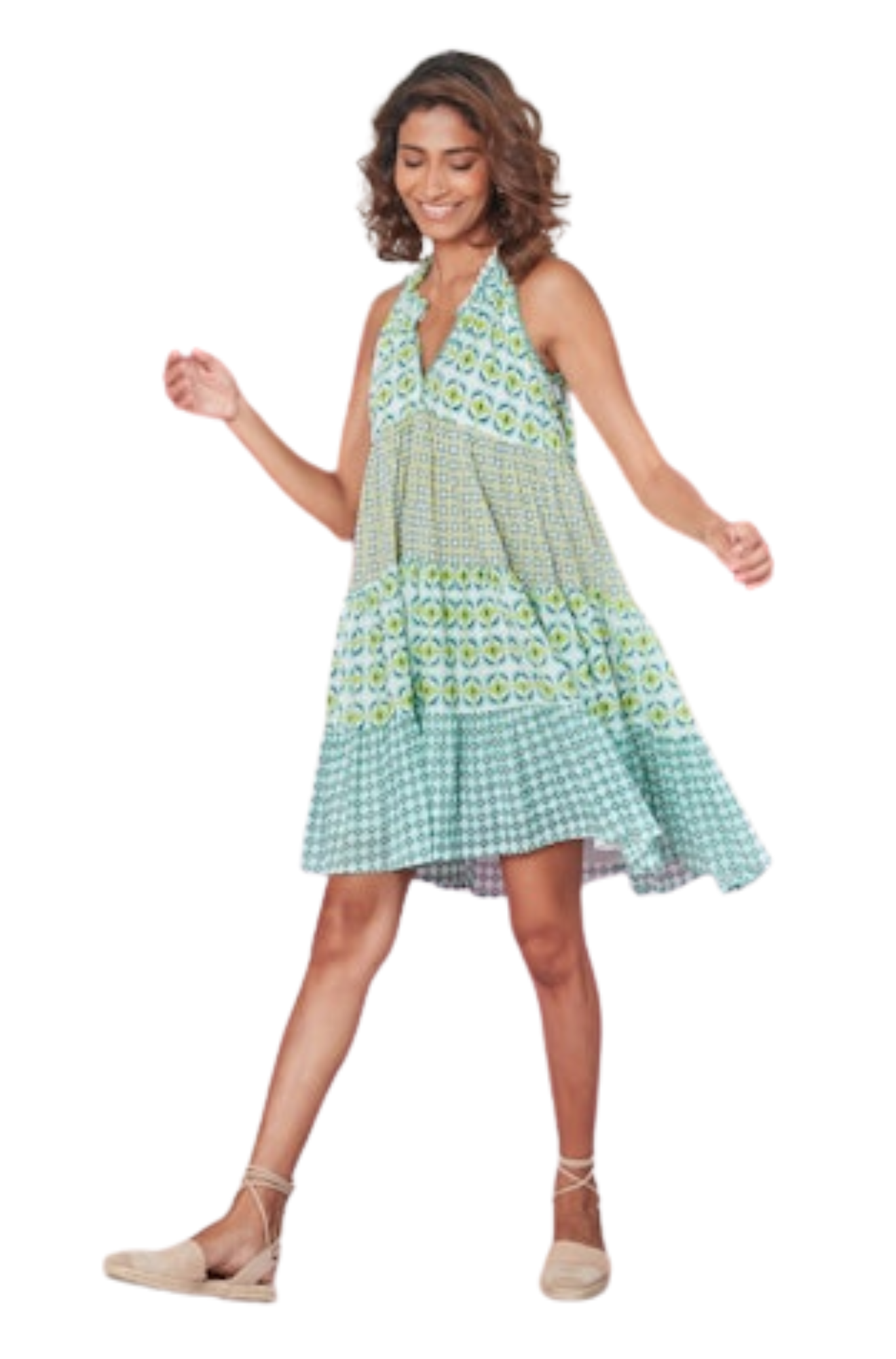 ros-garden-sofie-short-dress-green