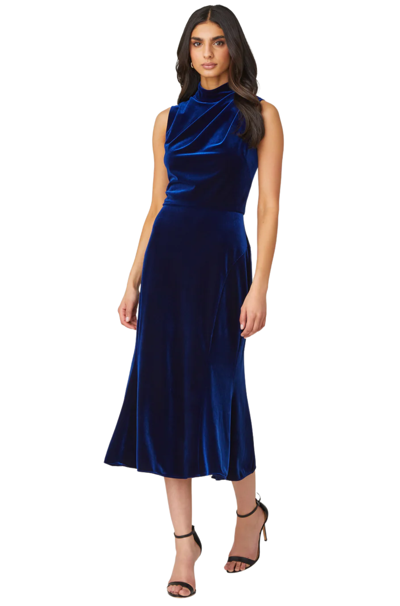 shoshanna-audrey-dress-sapphire-velvet