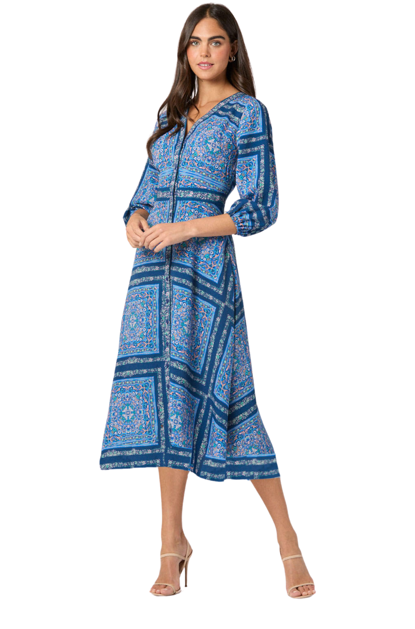 shoshanna-lauren-dress-blue