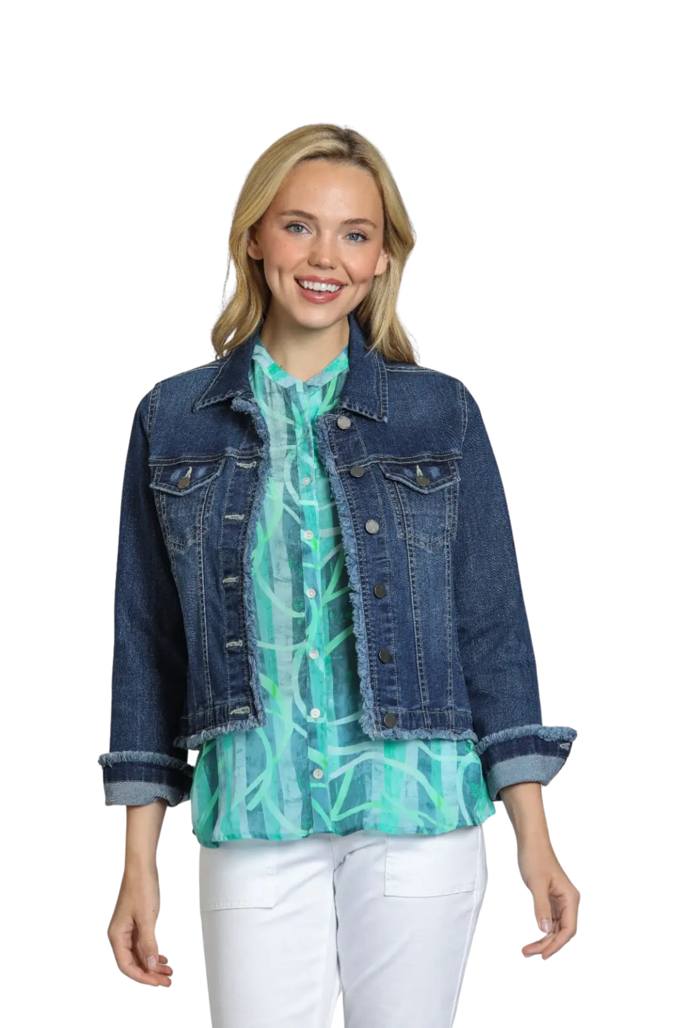 APNY-jean-jacket-with-frayed-detail