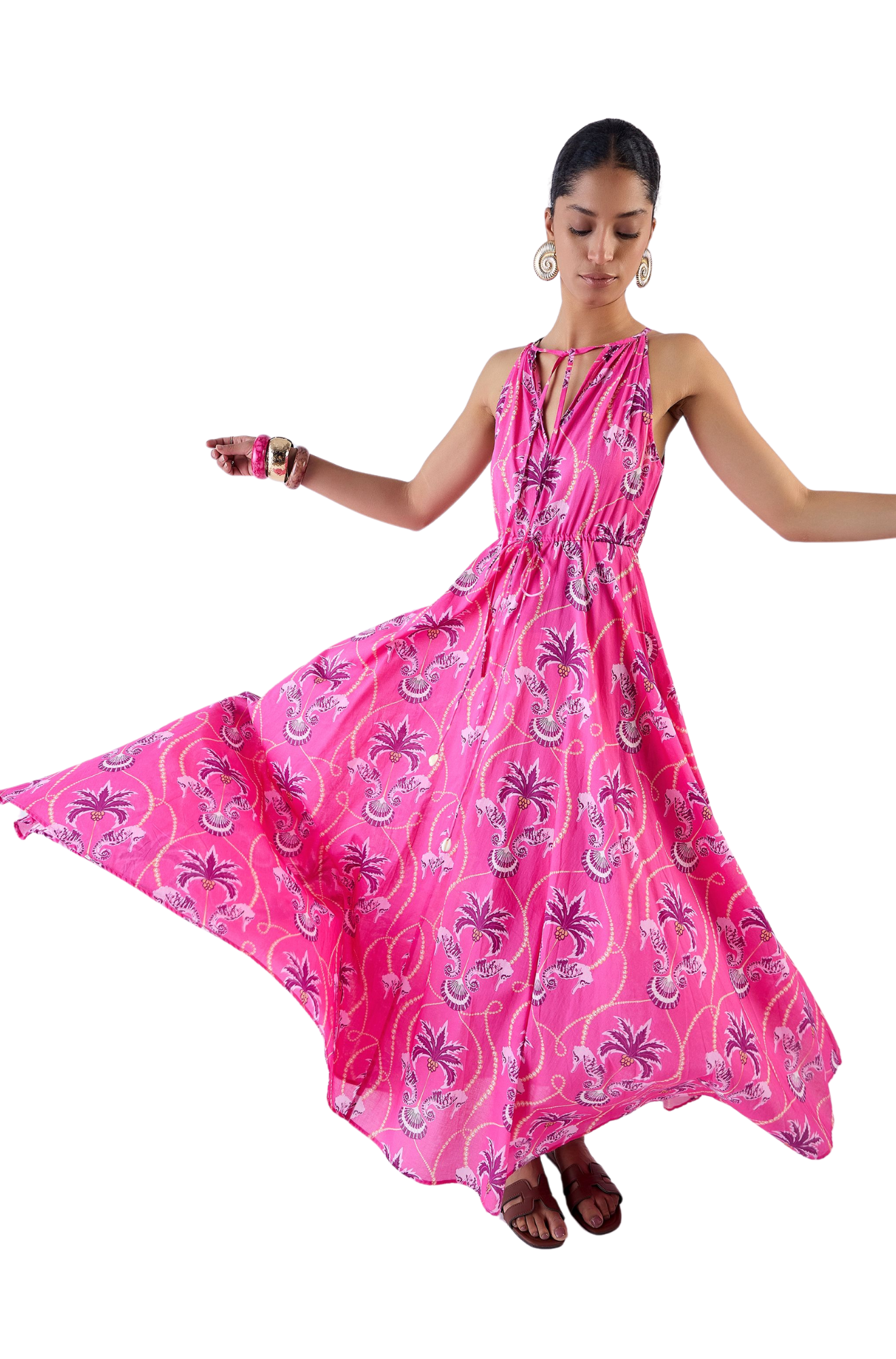 Beyond-by-Vera-marina-dress-pink