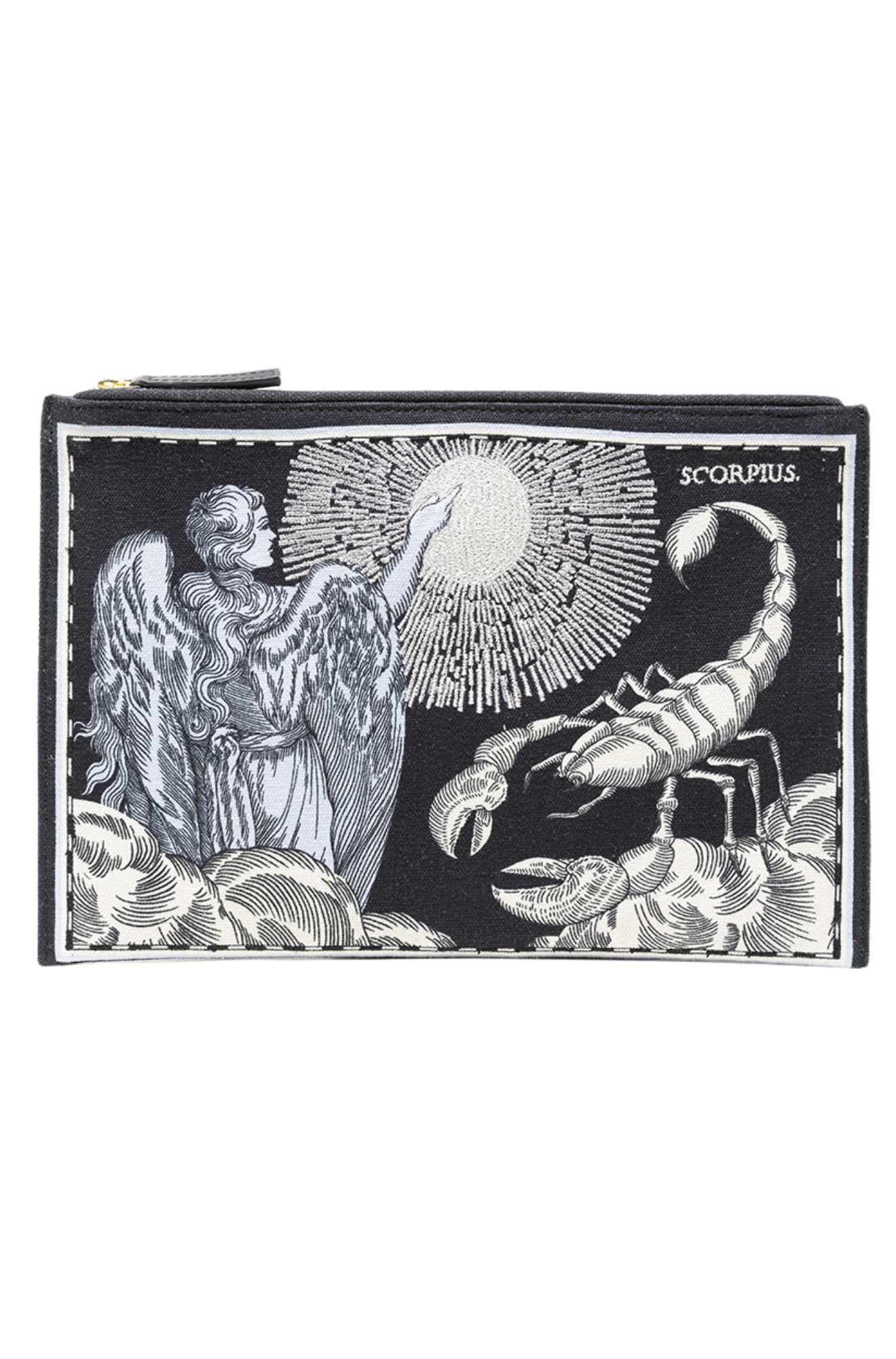 Inoui-editions-embroidered-pouch-scorpius