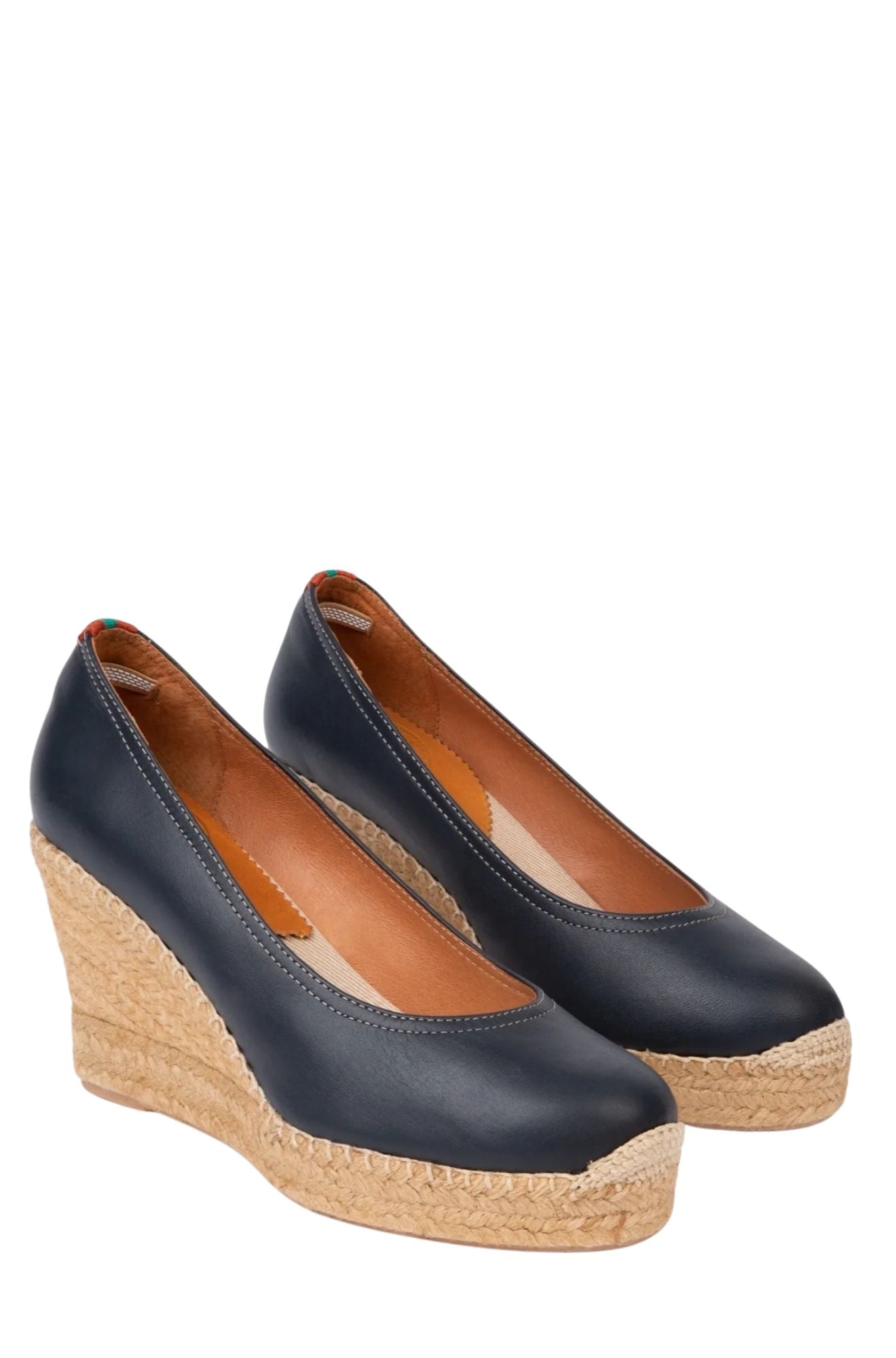Scoop Leather Espadrille