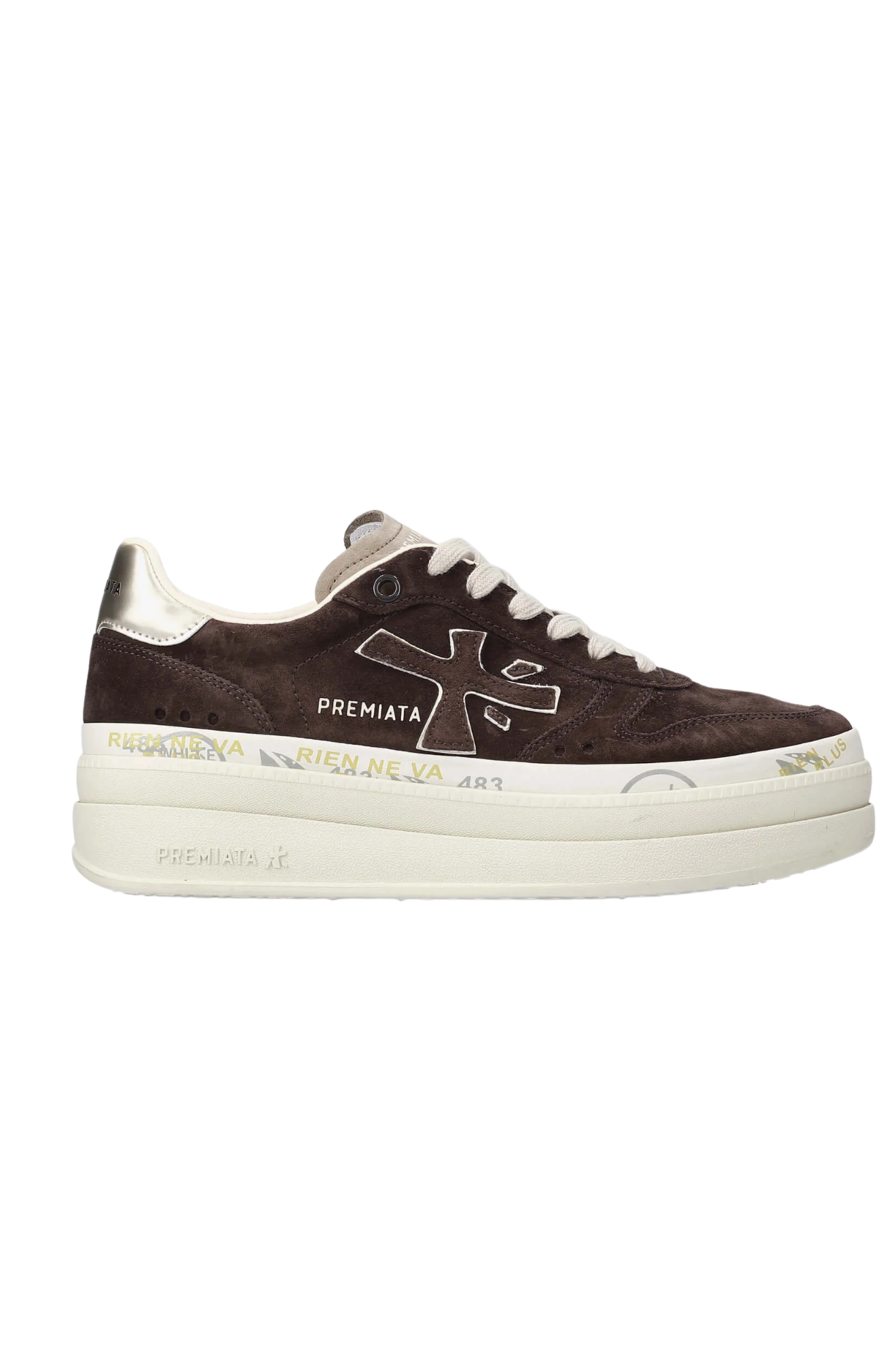 Premiata-Micol-Platform-Trainers-brown-7894