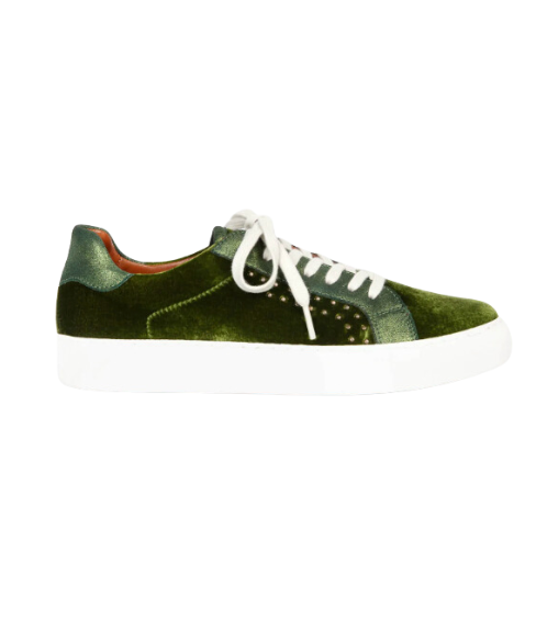 Paradise Velvet Metallic Trainer