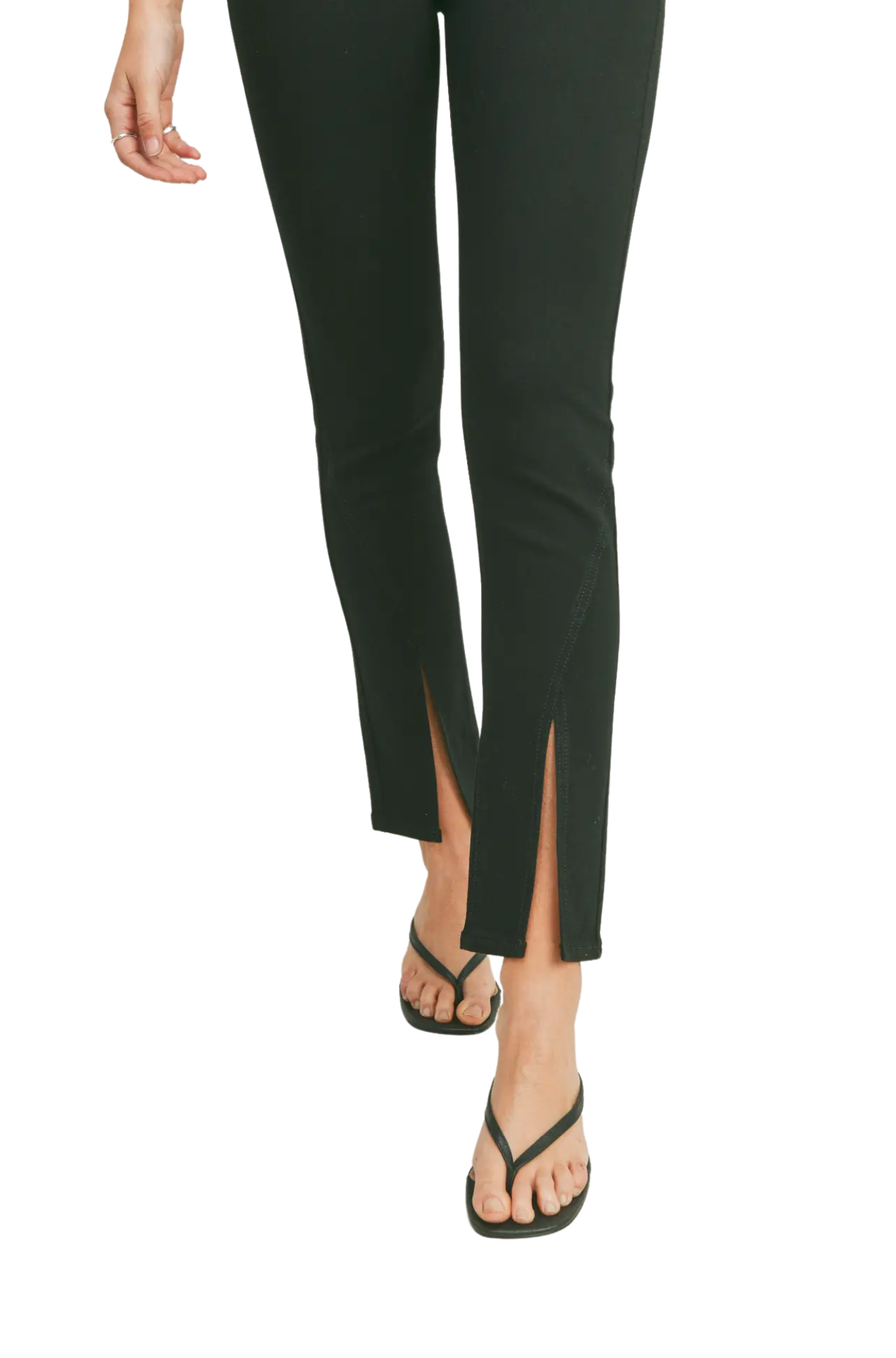 Split Hem Slim