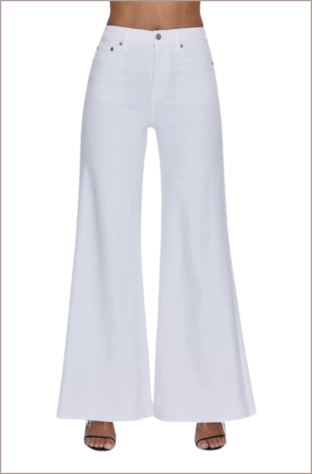 Izzy Mid Rise Wide Leg Crop