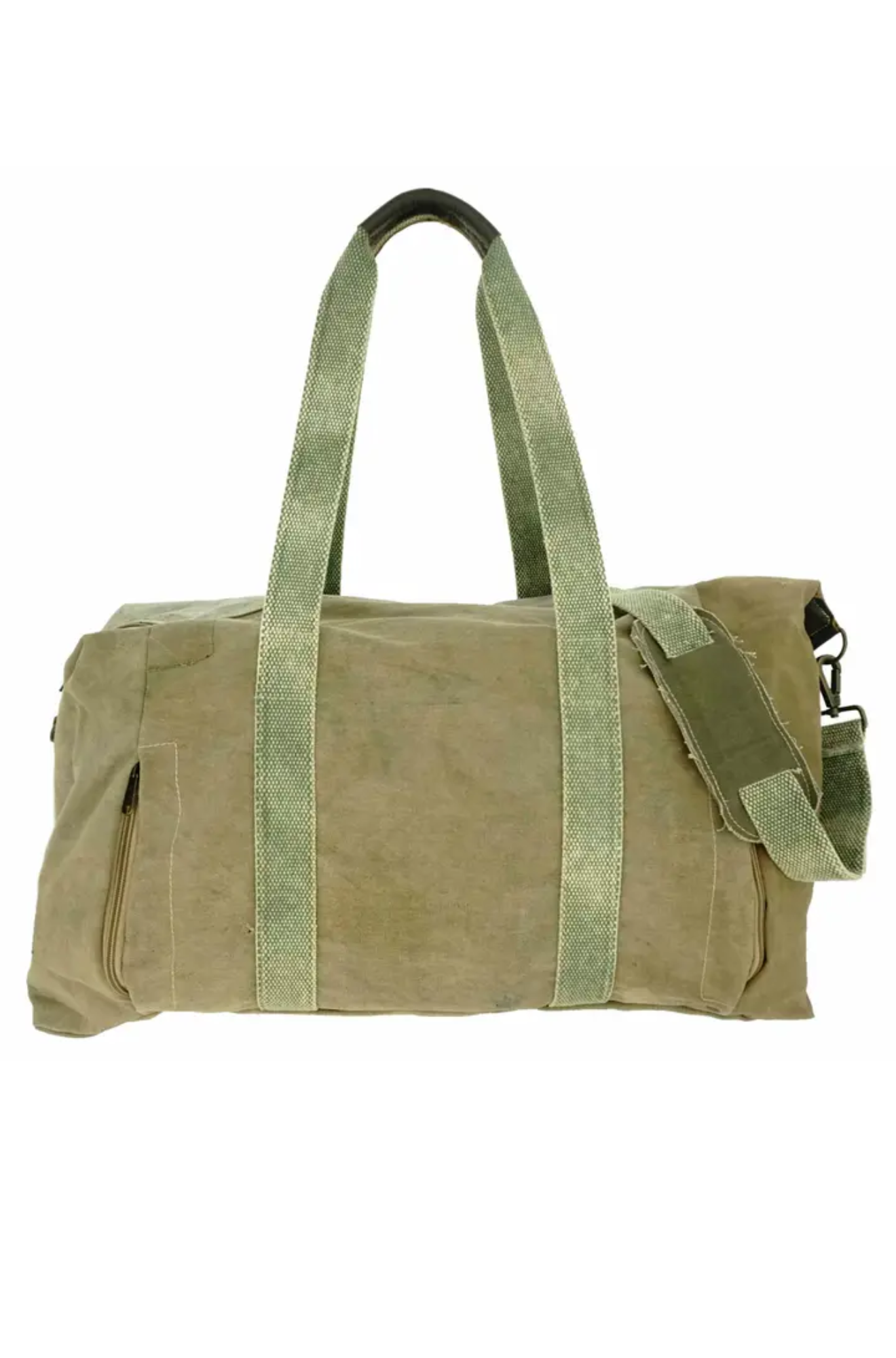 Recycled Military Tent Weekender Duffle Bag