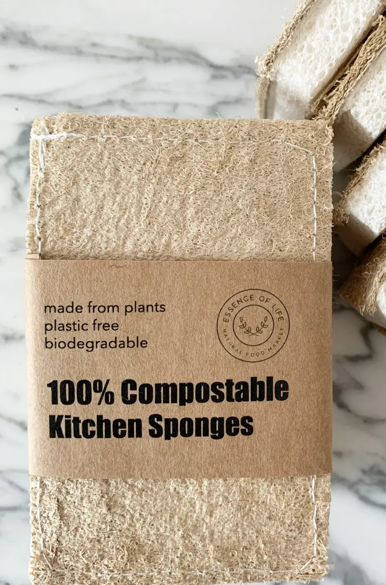 100% Compostable Kitchen Sponges