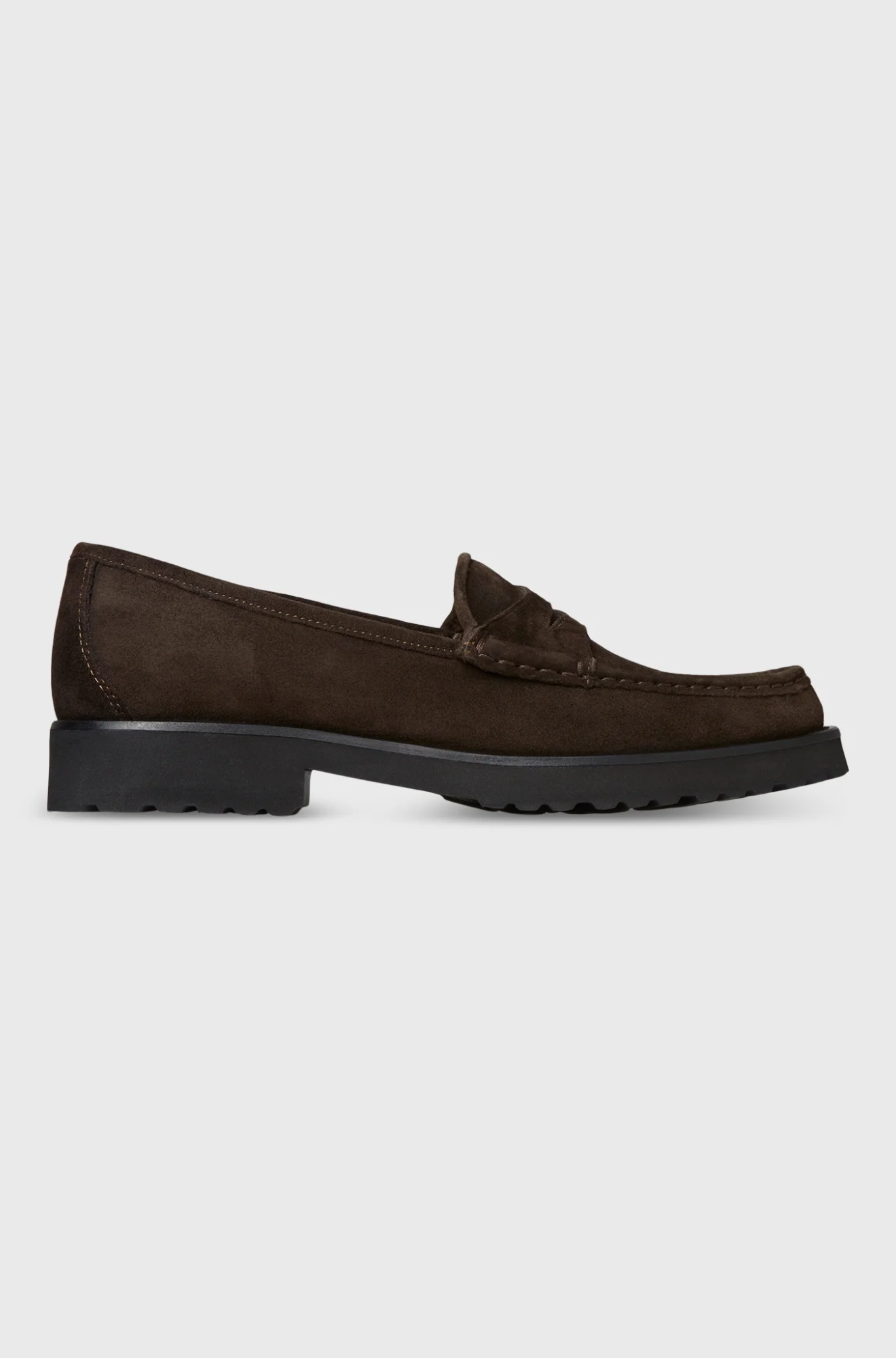 Lug Sole Loafer in Leopard Pony