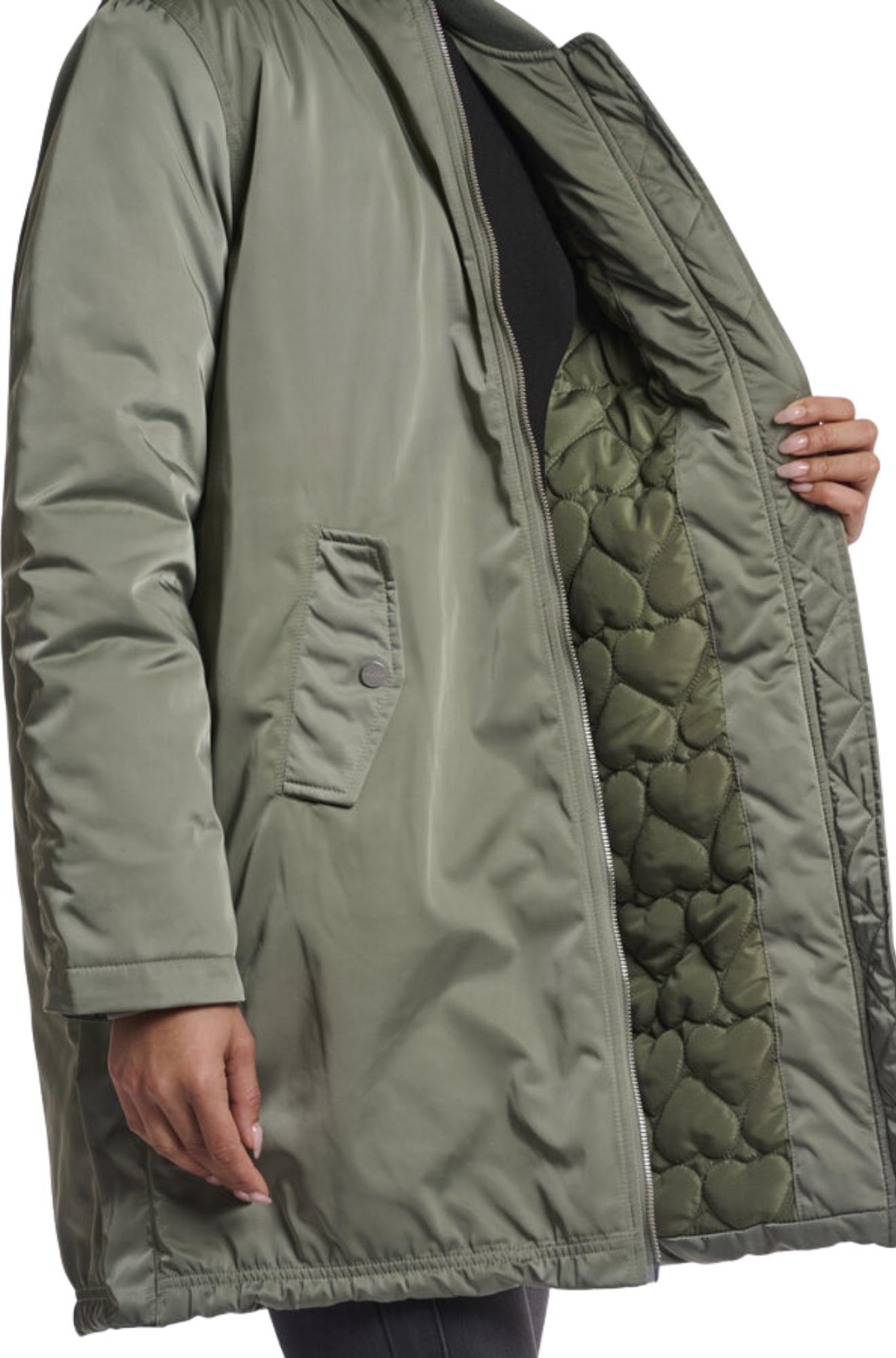 Star Long Bomber Jacket