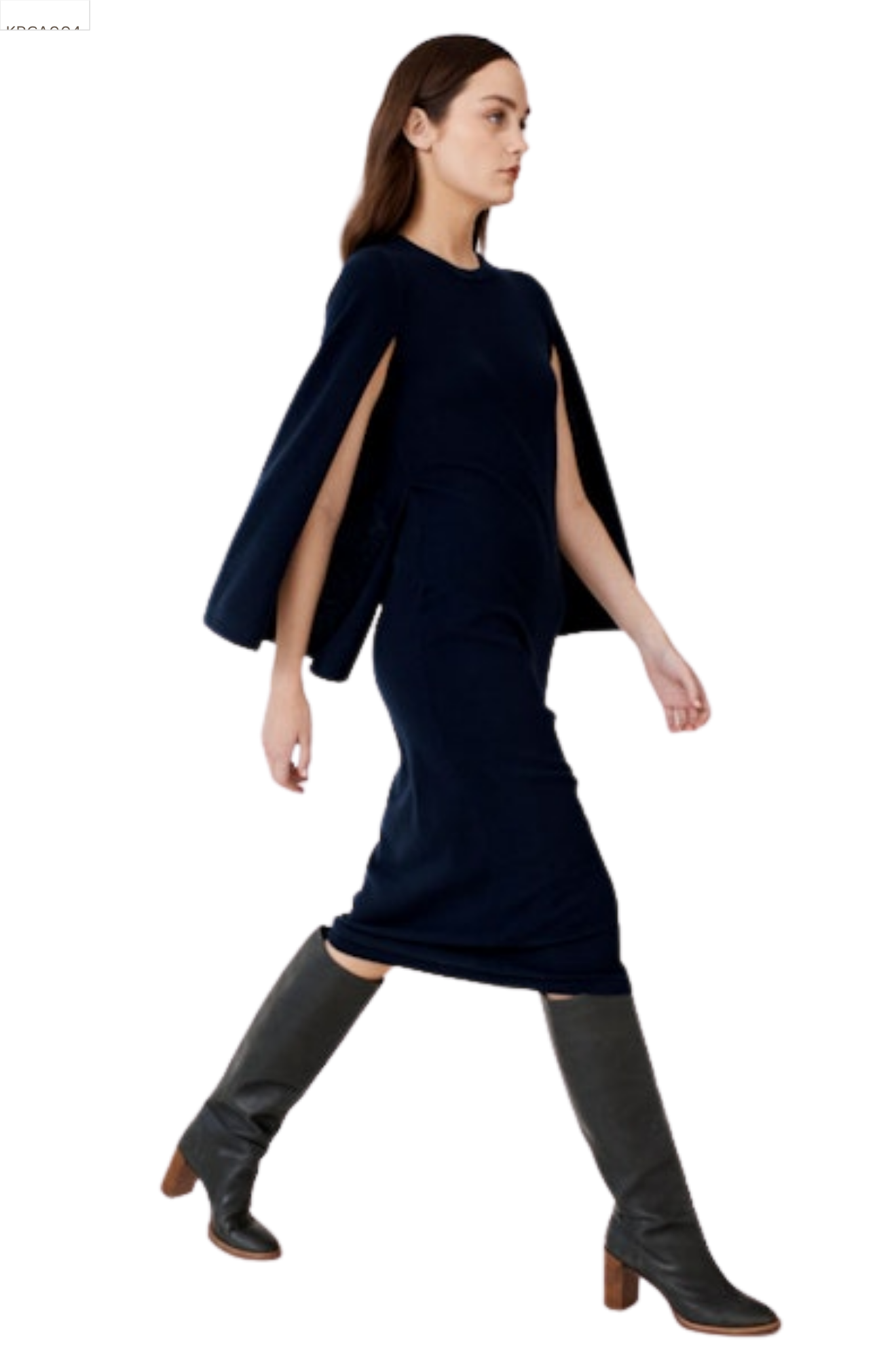 Cape Sleeve Dress