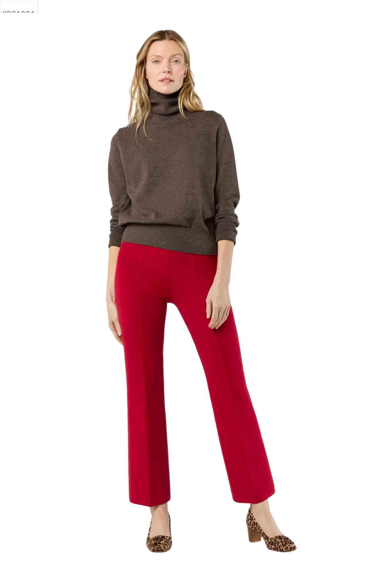 Lara Knit Flare Cropped Pant