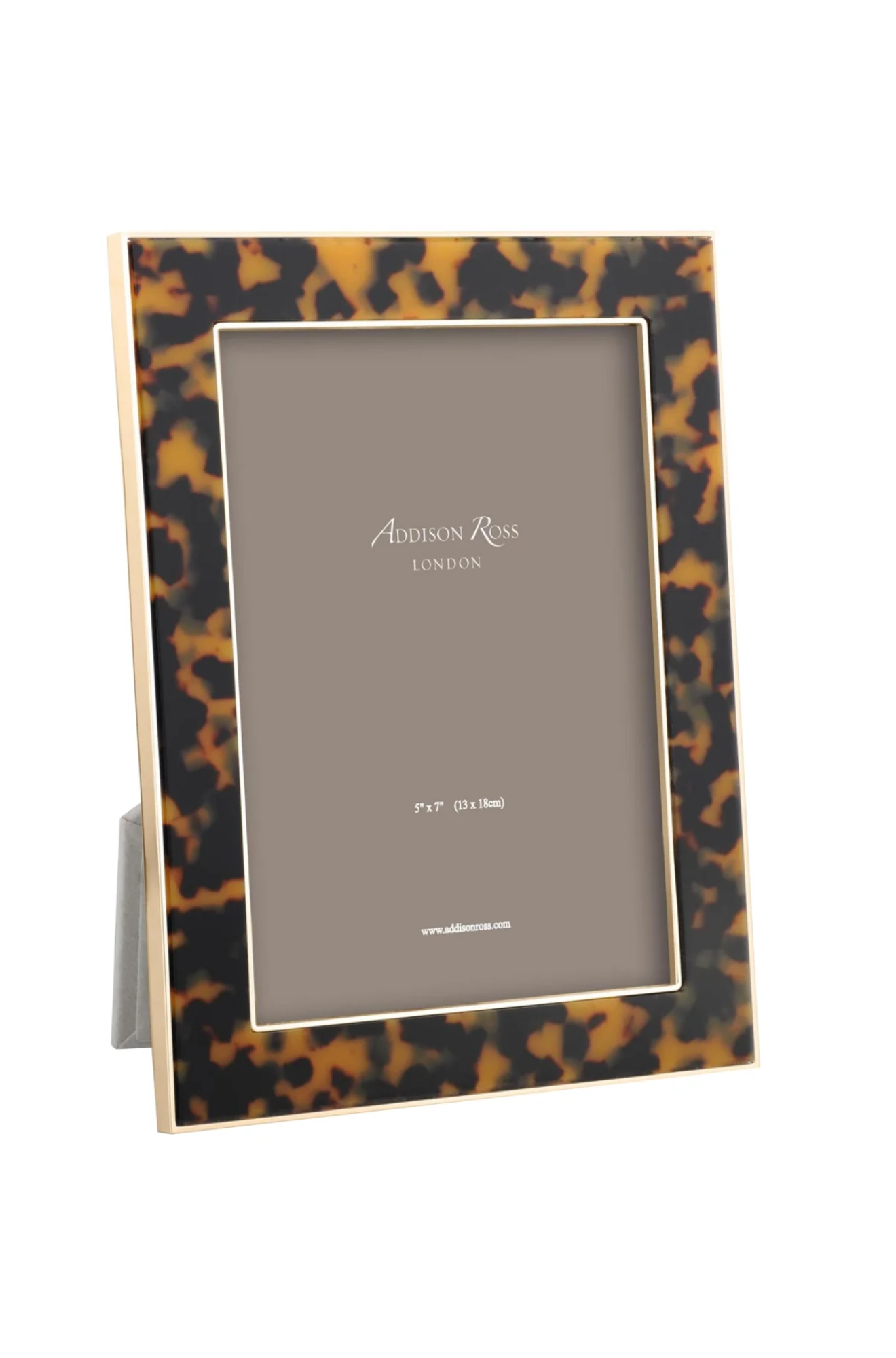 Faux Tortoiseshell & Gold Photo Frame