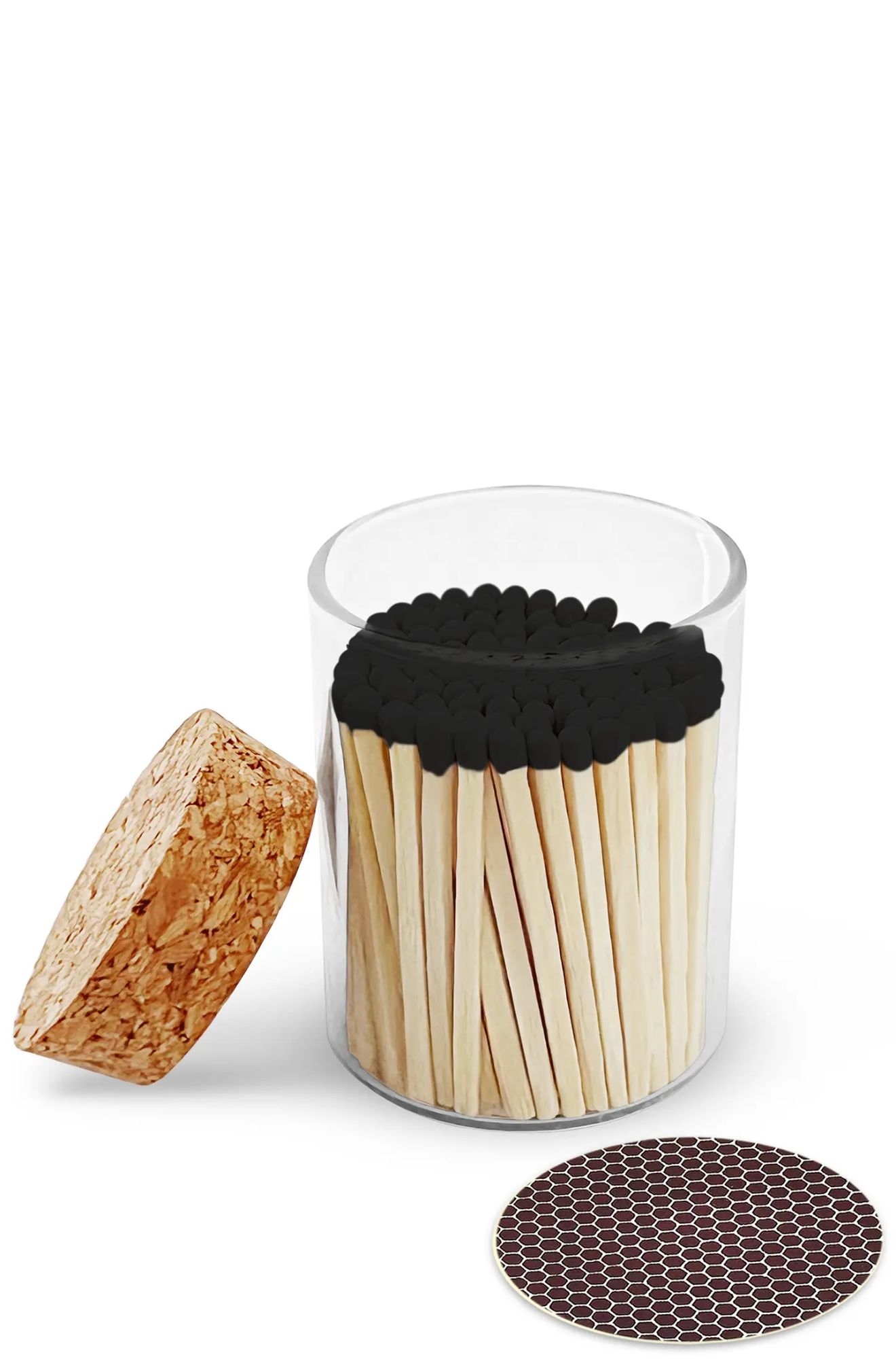 2" Matches in Cork Top Jar