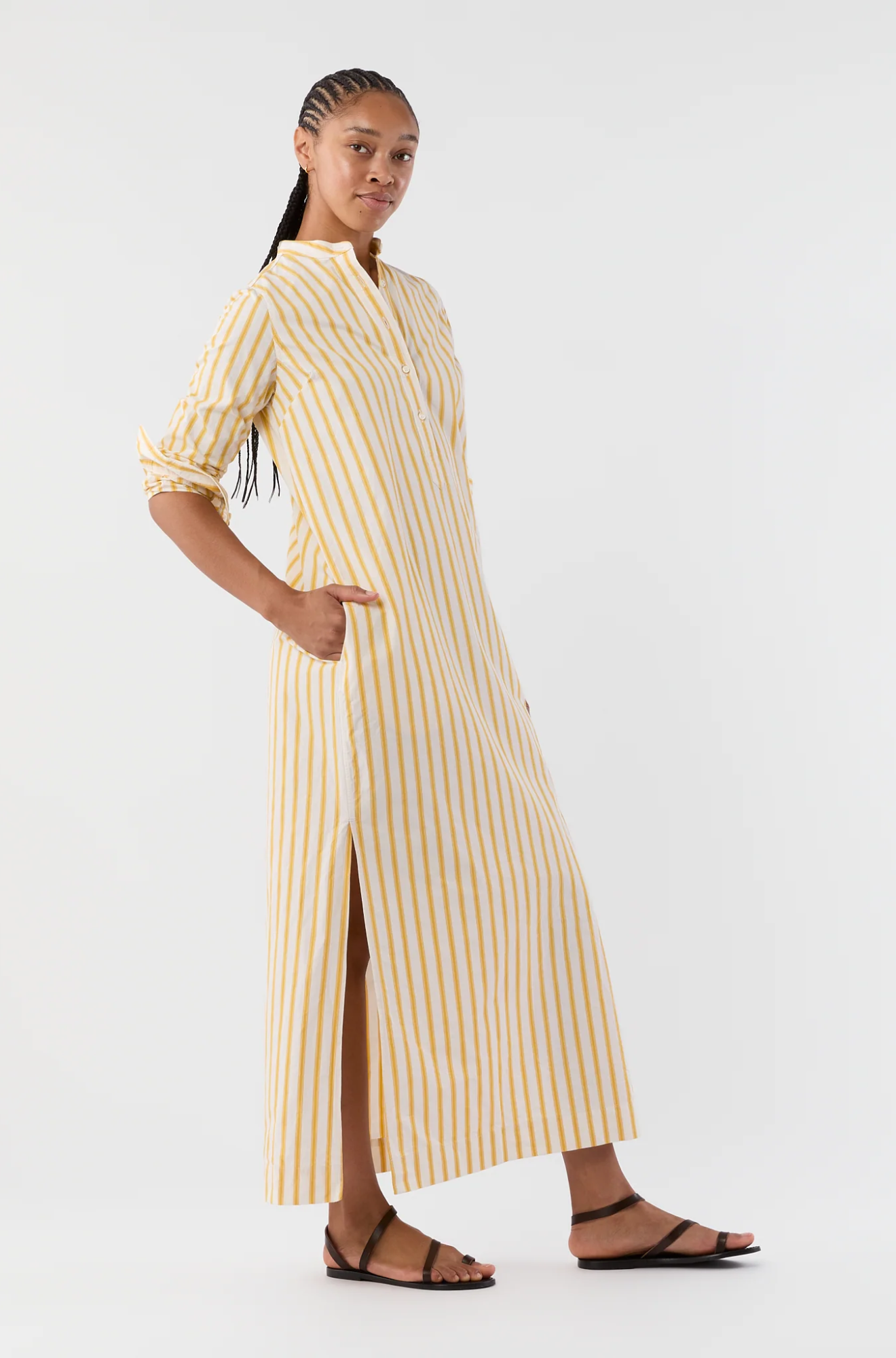 ann-mashburn-Mandarin-Talitha-Shirtdress-yellow-white