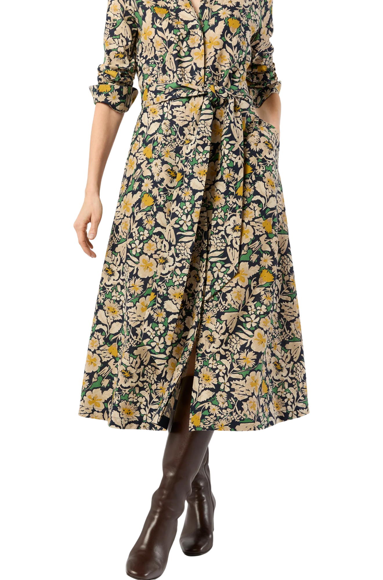 ann-mashburn-avery-shirtwaist-dress-navy-multi-floral-printed-cotolino